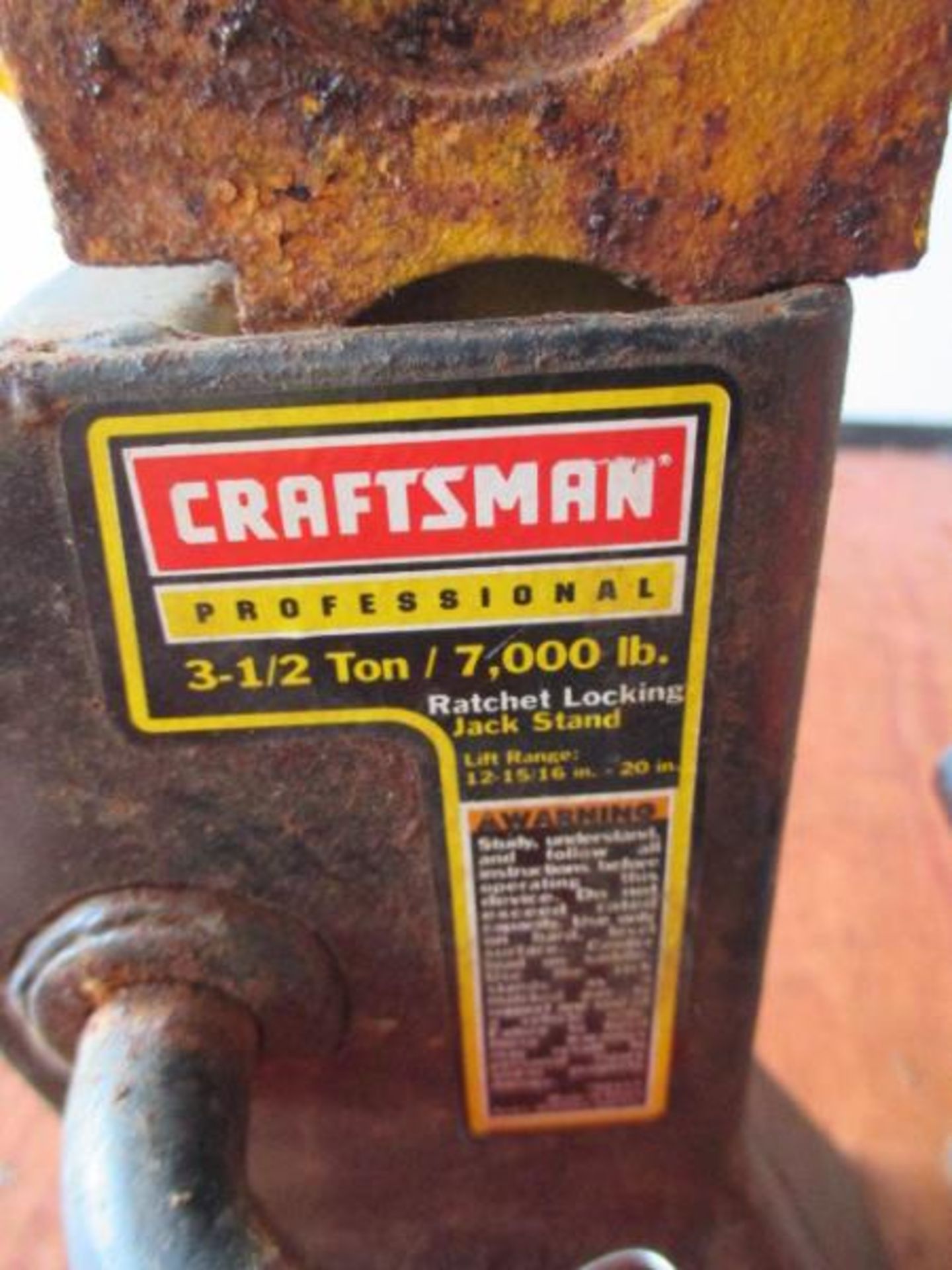 Set Craftsman 3 1/2 Ton Jack Stands - Image 2 of 4