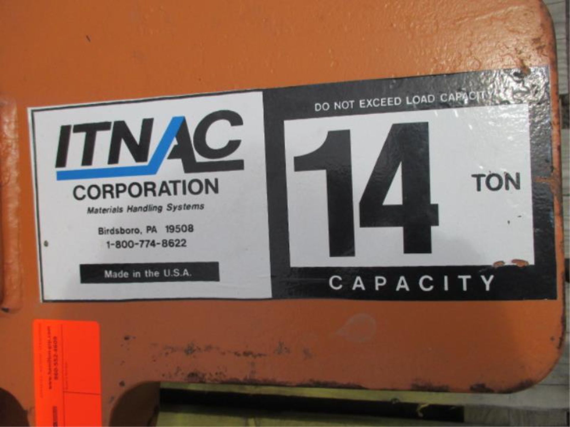 Itnac Coil Handler, 14 Ton Capacity. Unused - Image 5 of 5