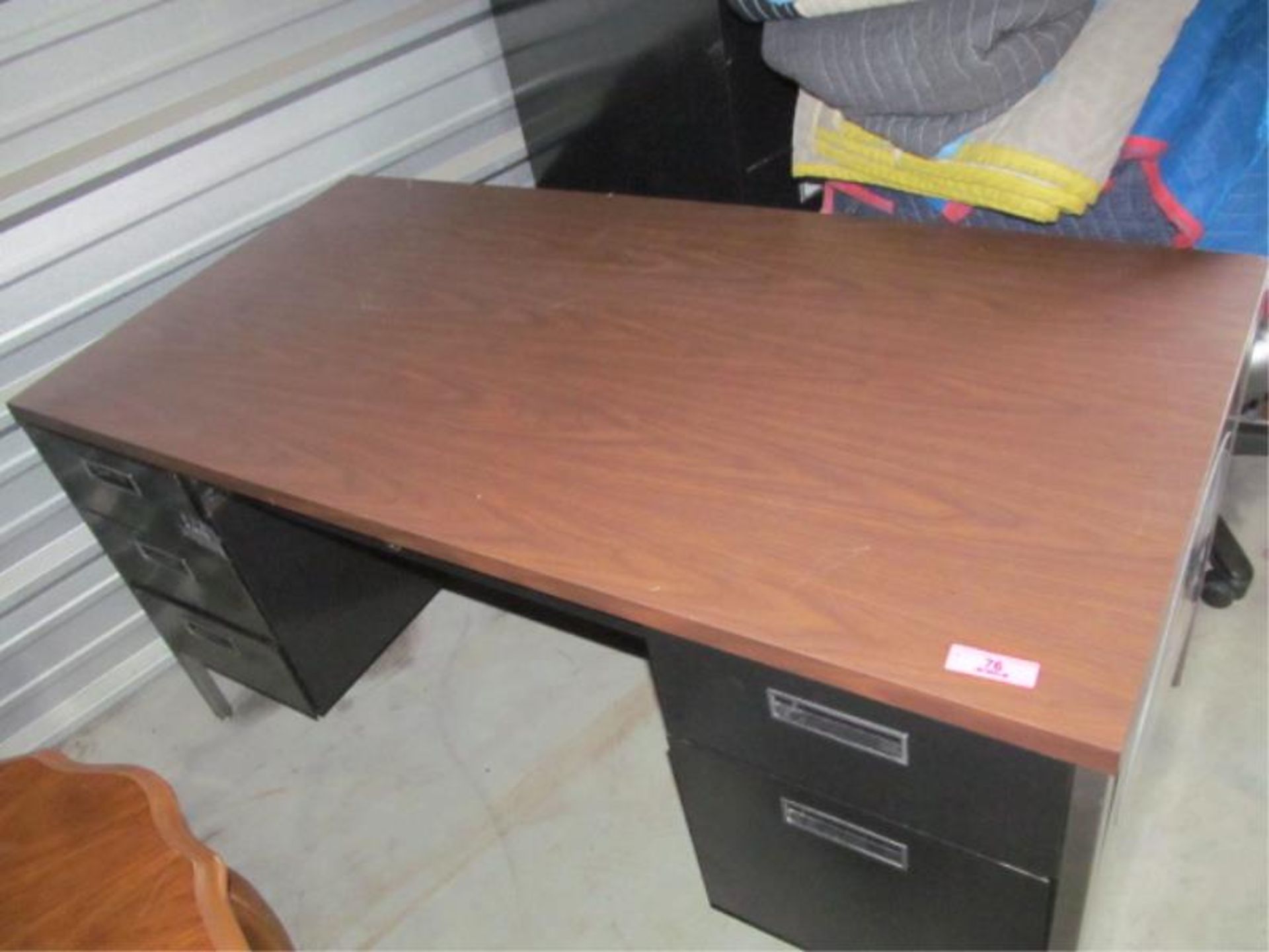Desk, Metal, Laminate Top