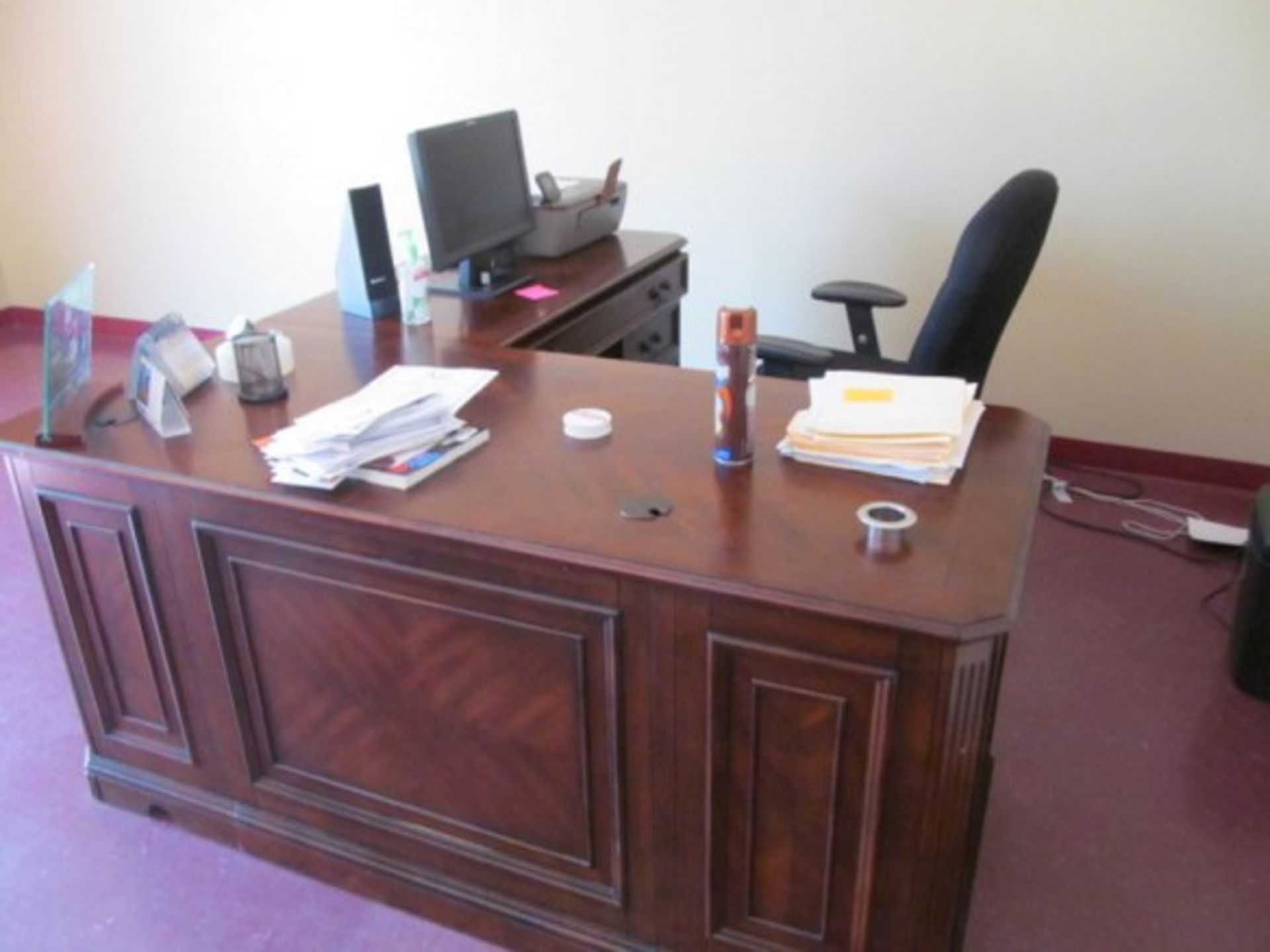 L-Shaped Executive Desk