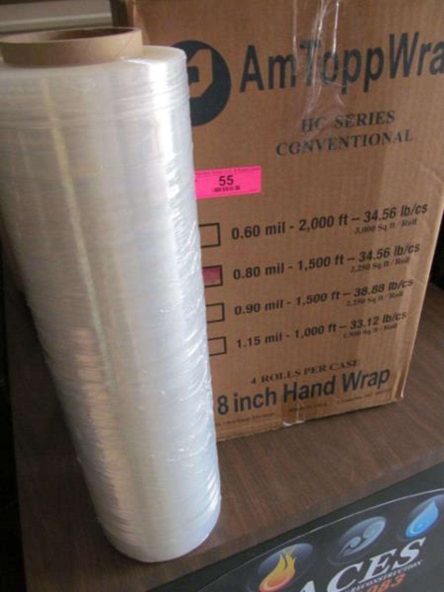 (4) Boxes Stretch Wrap, 4 Rolls in Each Box,