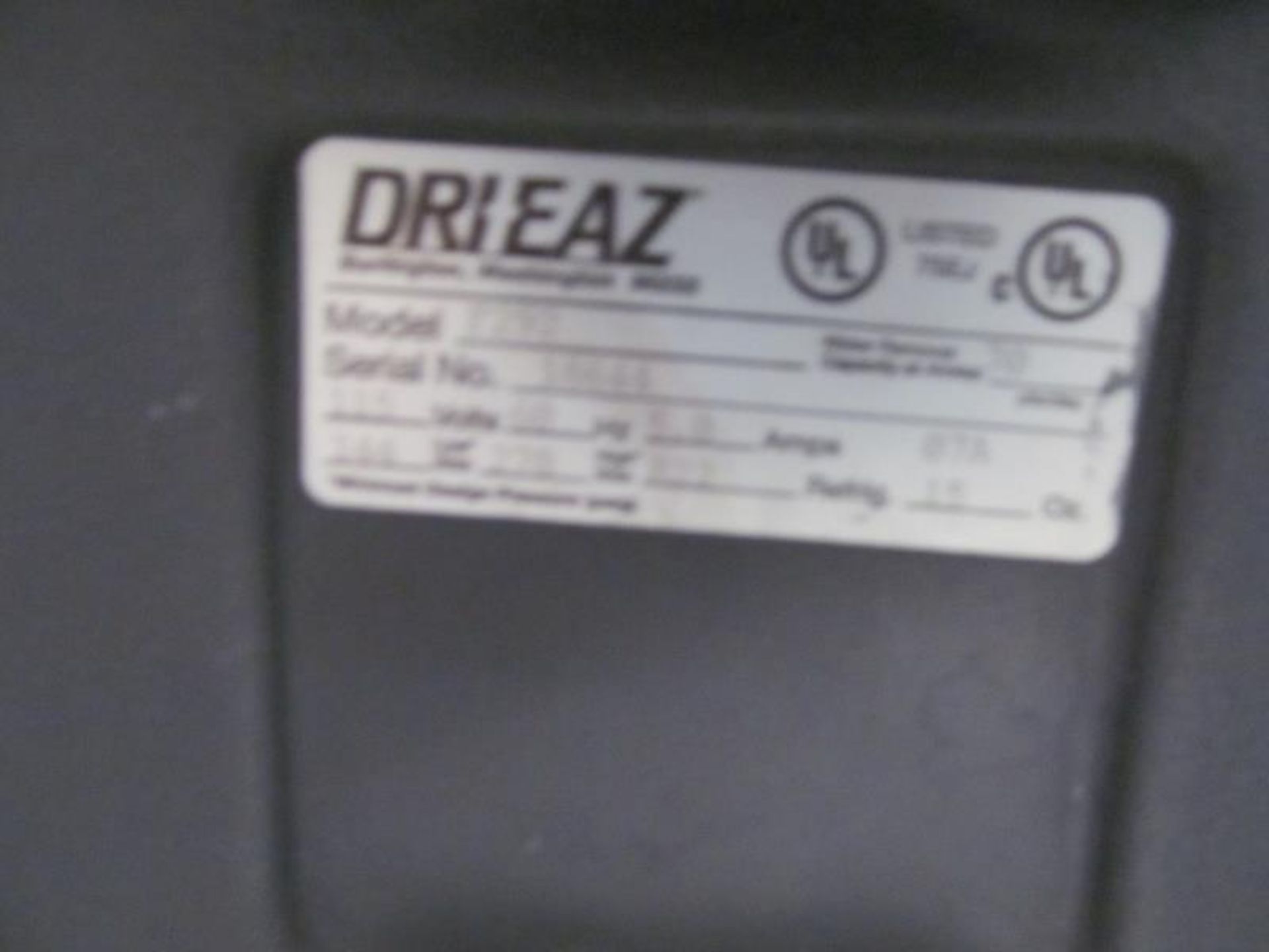 Dehumidifier, Drieaz Evolution LGR, Model: F292, - Image 5 of 6