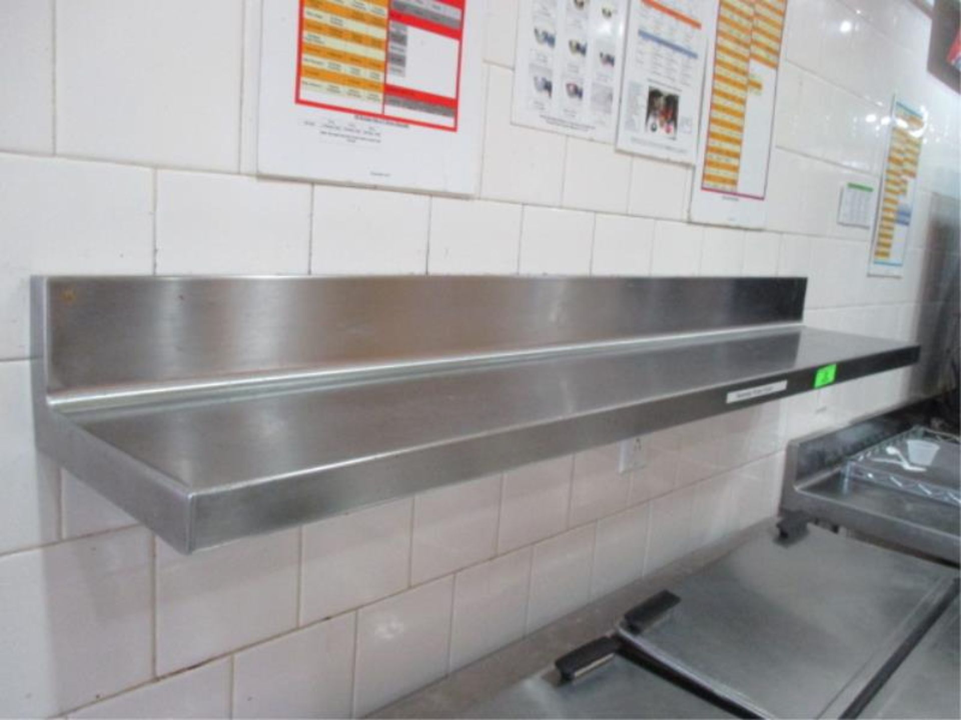 Wall Shelf, Stainless Steel, Approx. 4.5' - Image 2 of 2