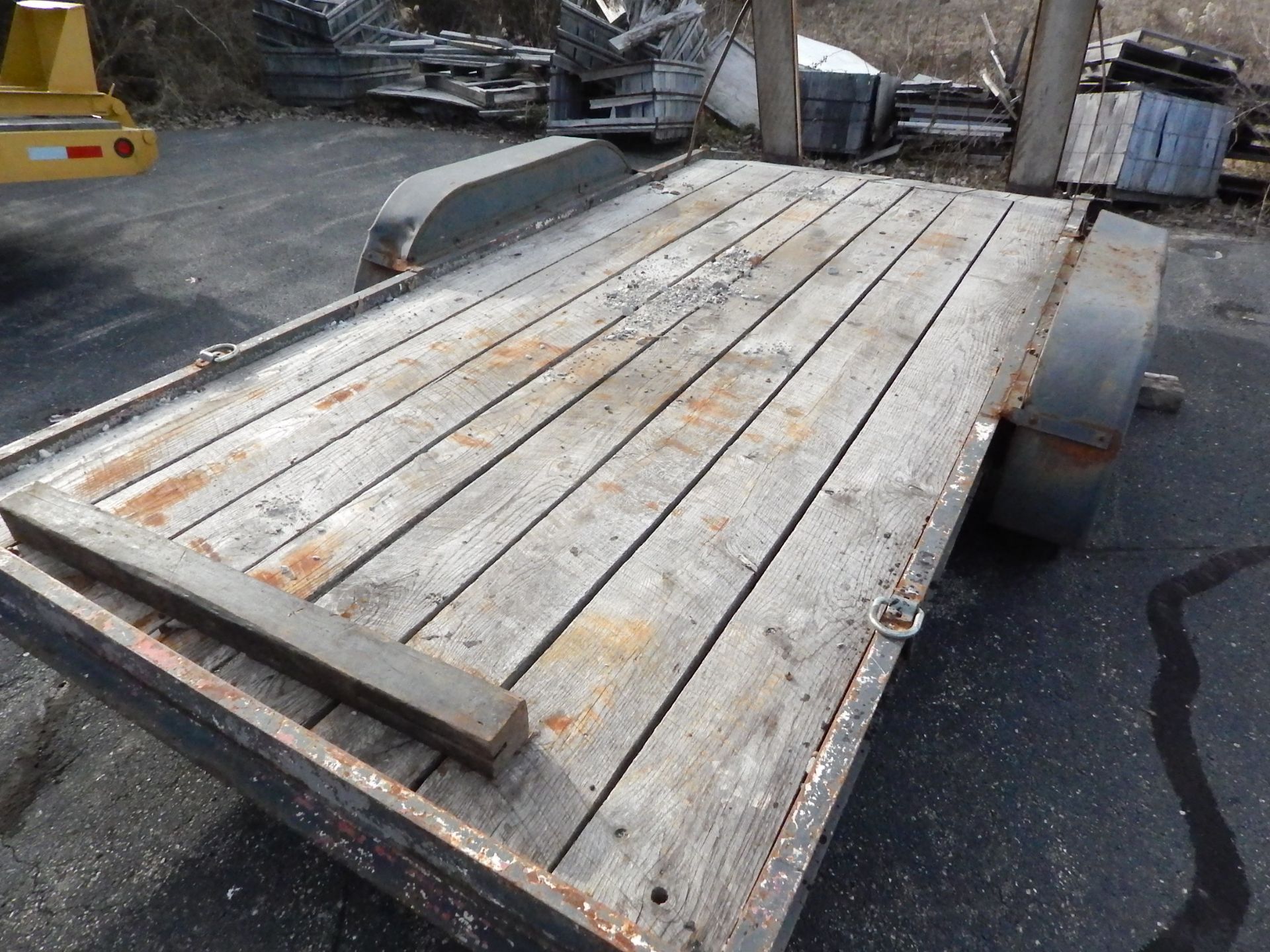 Tandem Axle Utility Trailer, 14 ft. Overall Length, 12 ft. Deck, 2 ft. Beavertail, Ramps, 72 in - Image 3 of 8