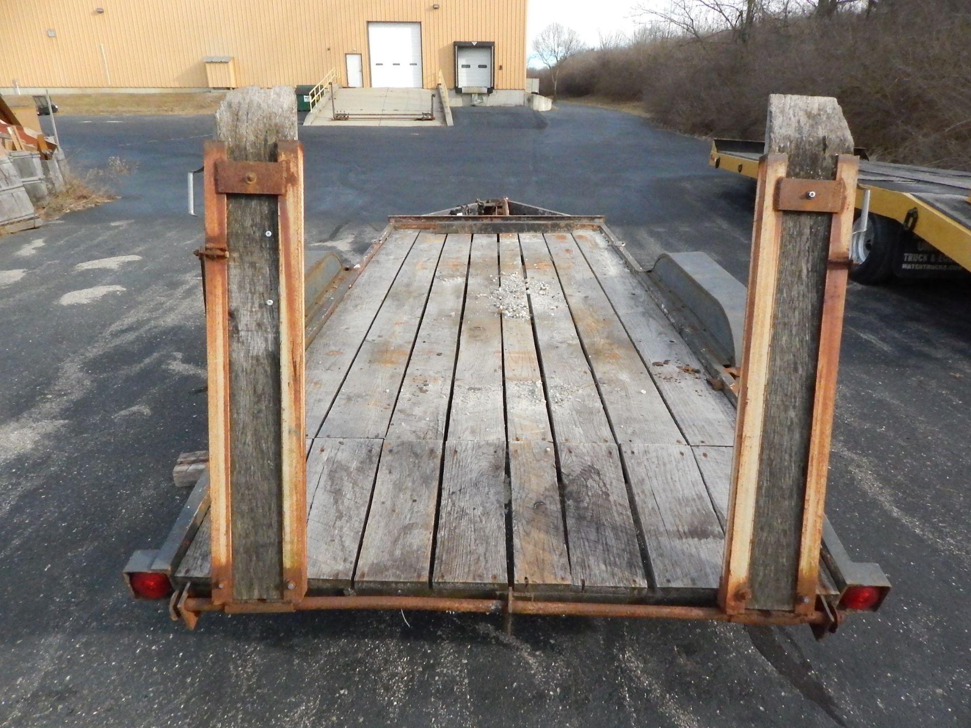 Tandem Axle Utility Trailer, 14 ft. Overall Length, 12 ft. Deck, 2 ft. Beavertail, Ramps, 72 in - Image 5 of 8
