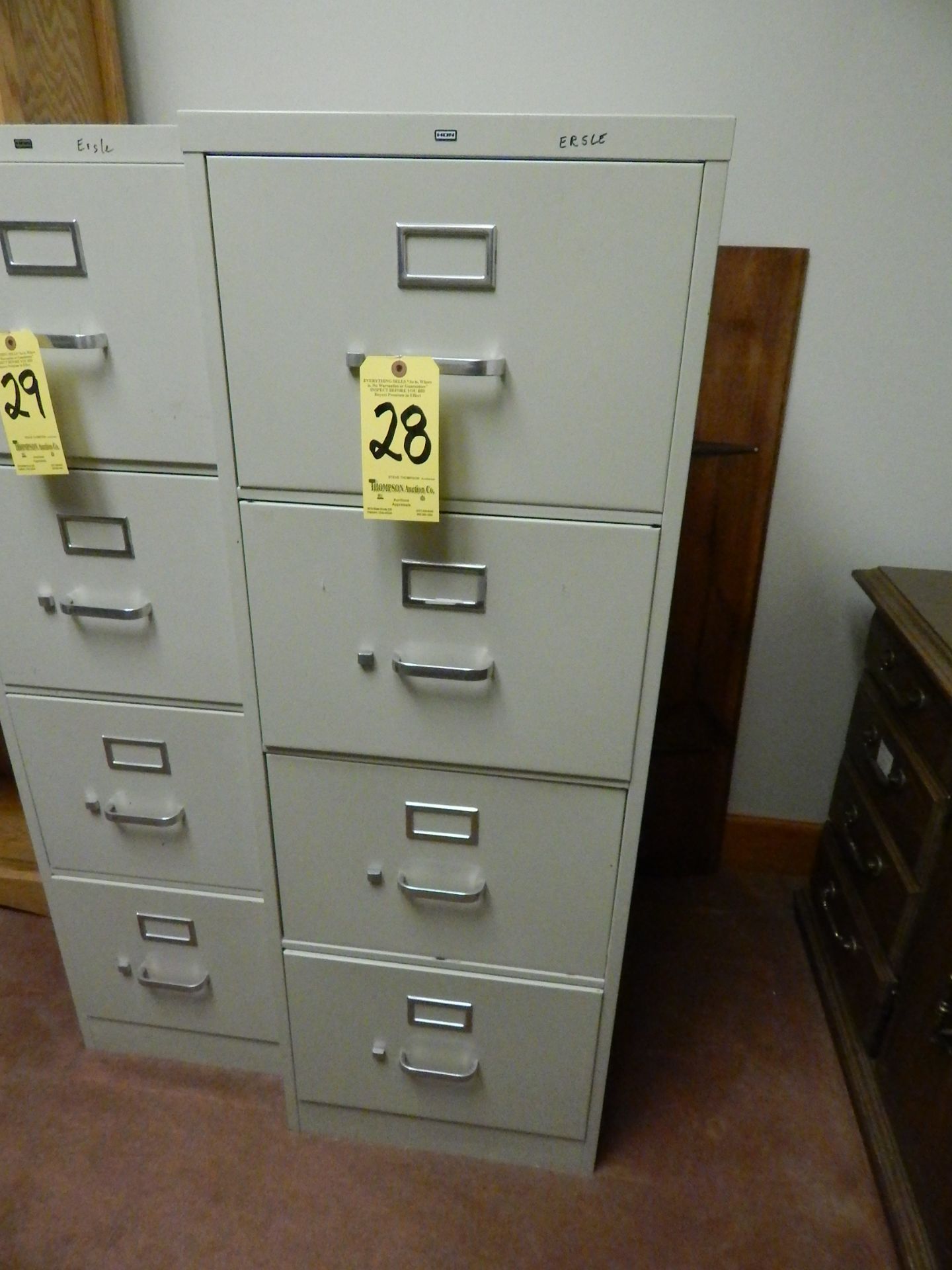 Hon 4-Drawer Legal Size File Cabinet