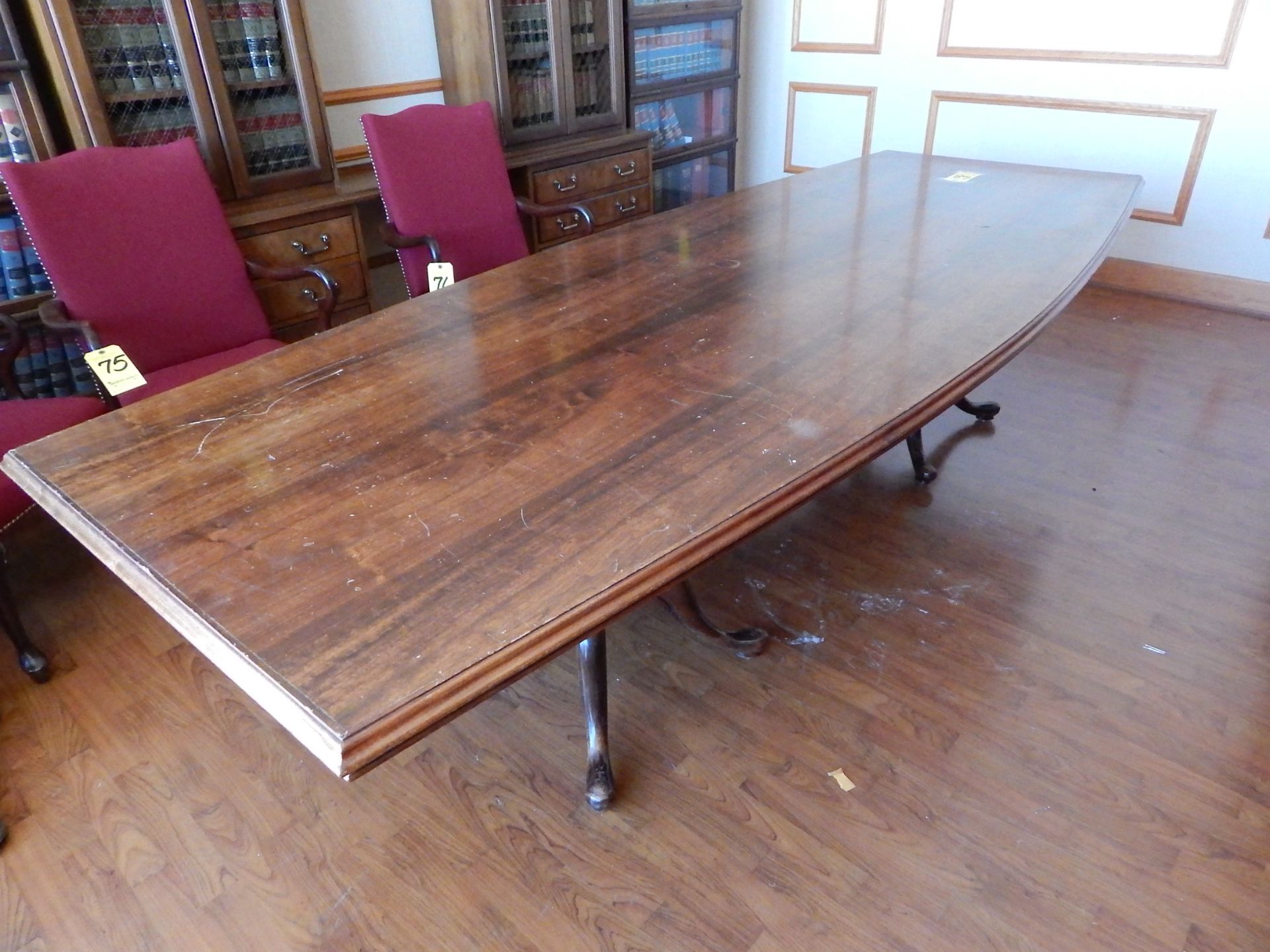 Boat Shaped Conference Table, 12 Ft. Long