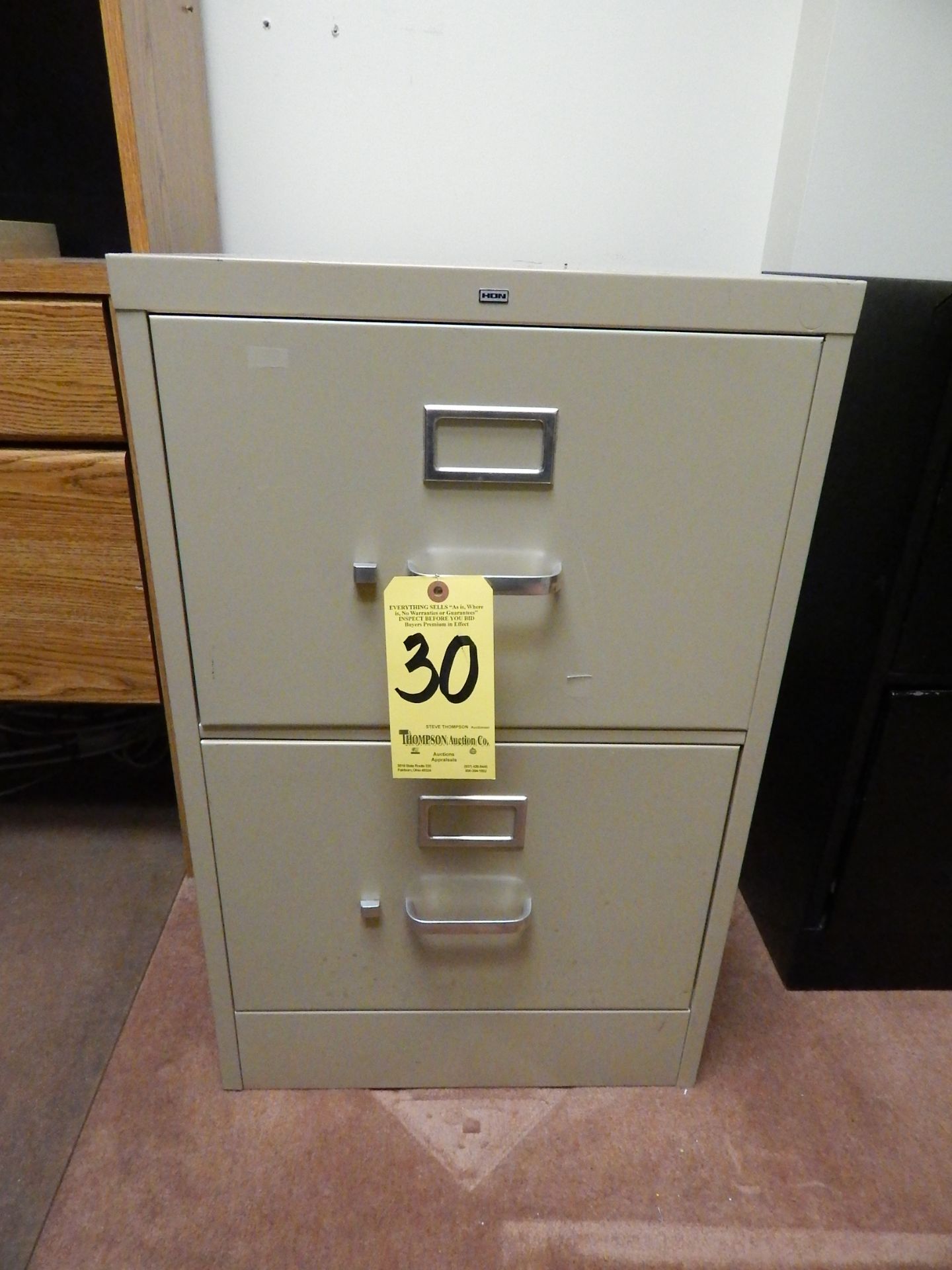 Hon 2-Drawer File Cabinet, Legal Size