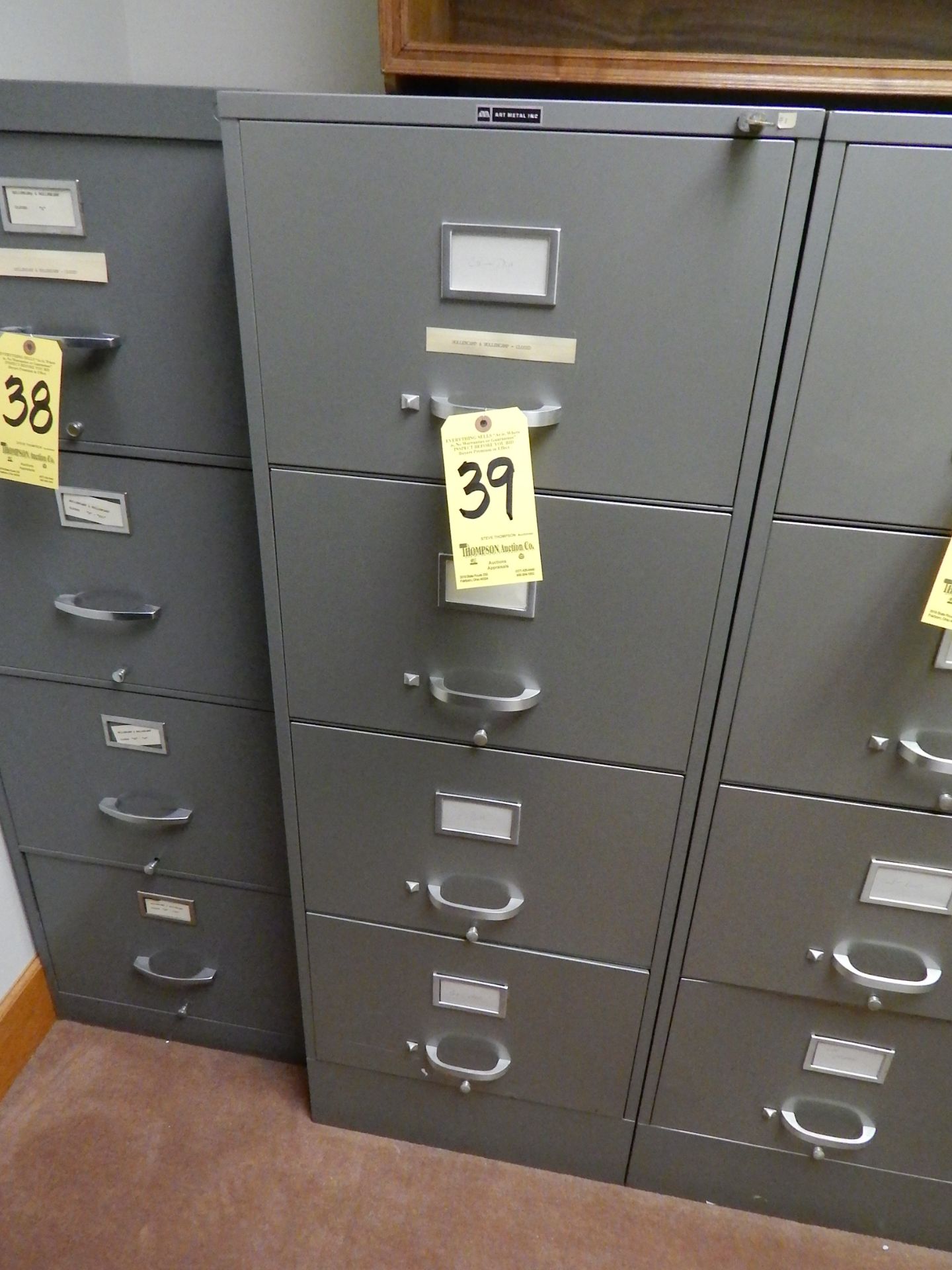 Art Metal 4-Drawer Legal Size File Cabinet