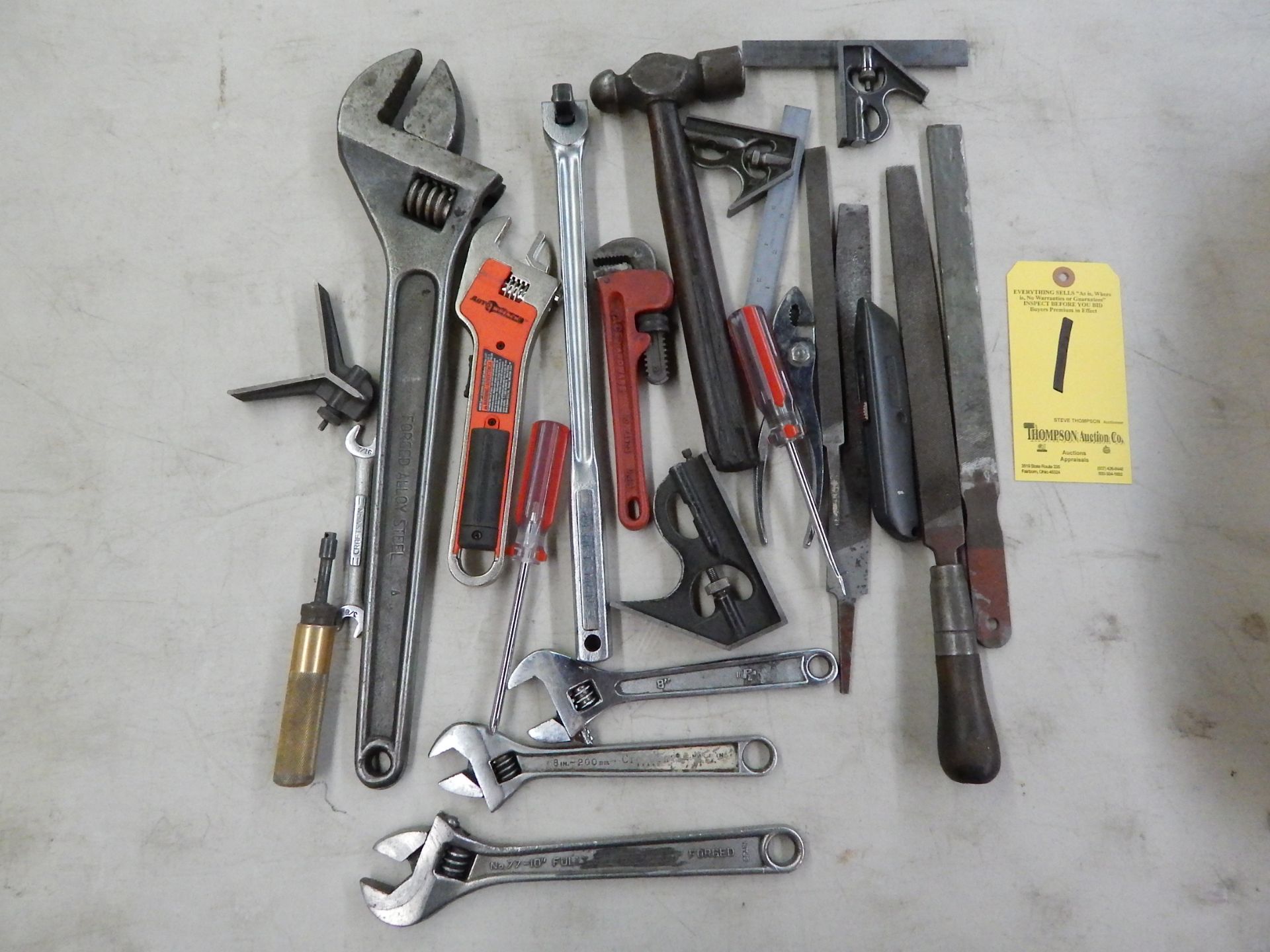 Adjustable Wrenches and Misc. Hand Tools - Image 2 of 2