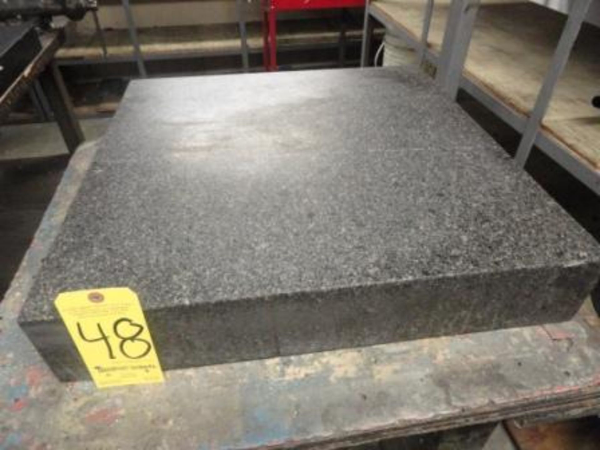 Tru-Stone Granite Surface Plate, 24 In. X 24 In. X 5 In., Black