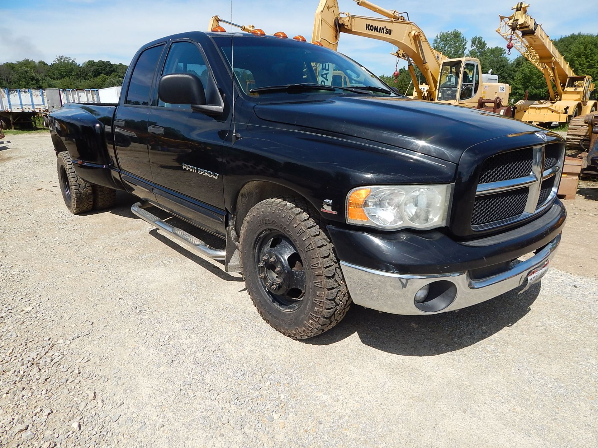 2004 DODGE 3500 4-Door Pickup Truck, Black, Dual Rear Tires, 8 ft. Bed, Auto, VIN 3D7MA48C93G859310, - Image 3 of 22