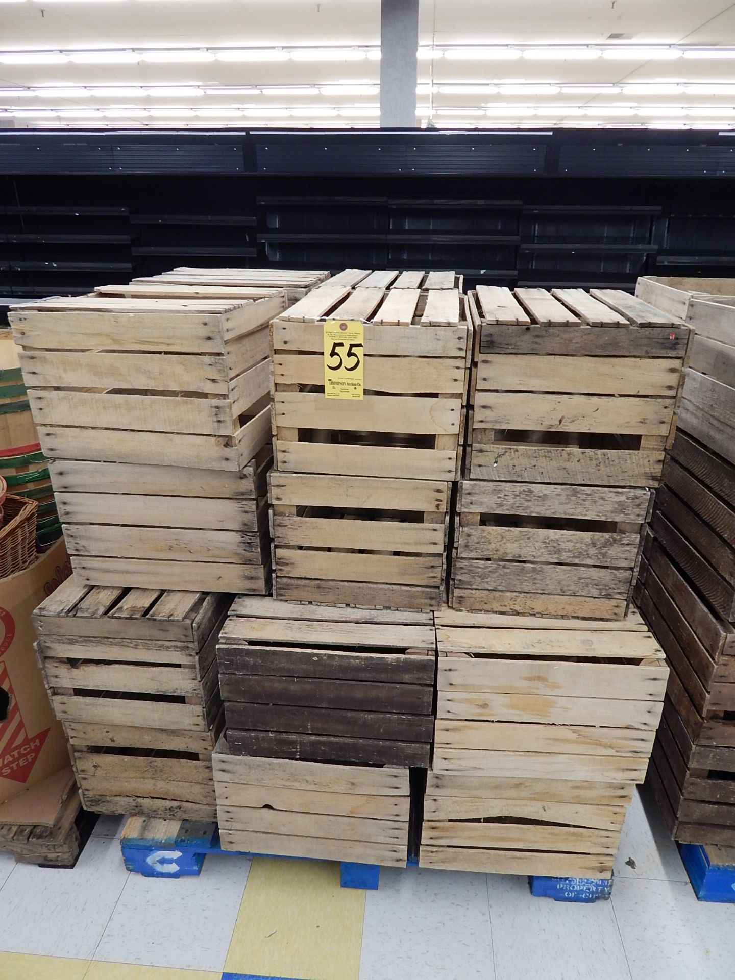 Skid Lot of Wooden Crates