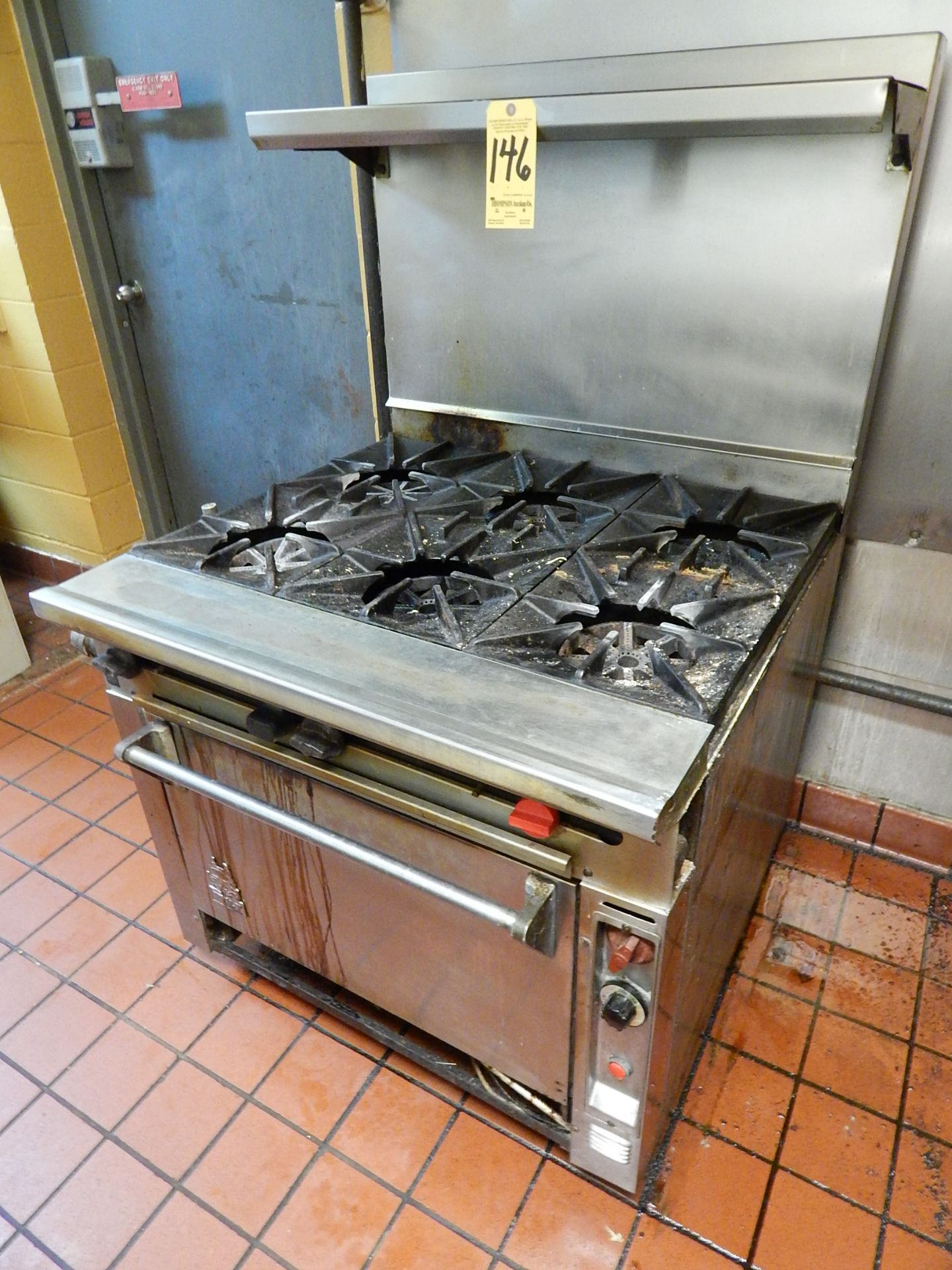 Wolf 6-Burner Gas Stove w/ Oven
