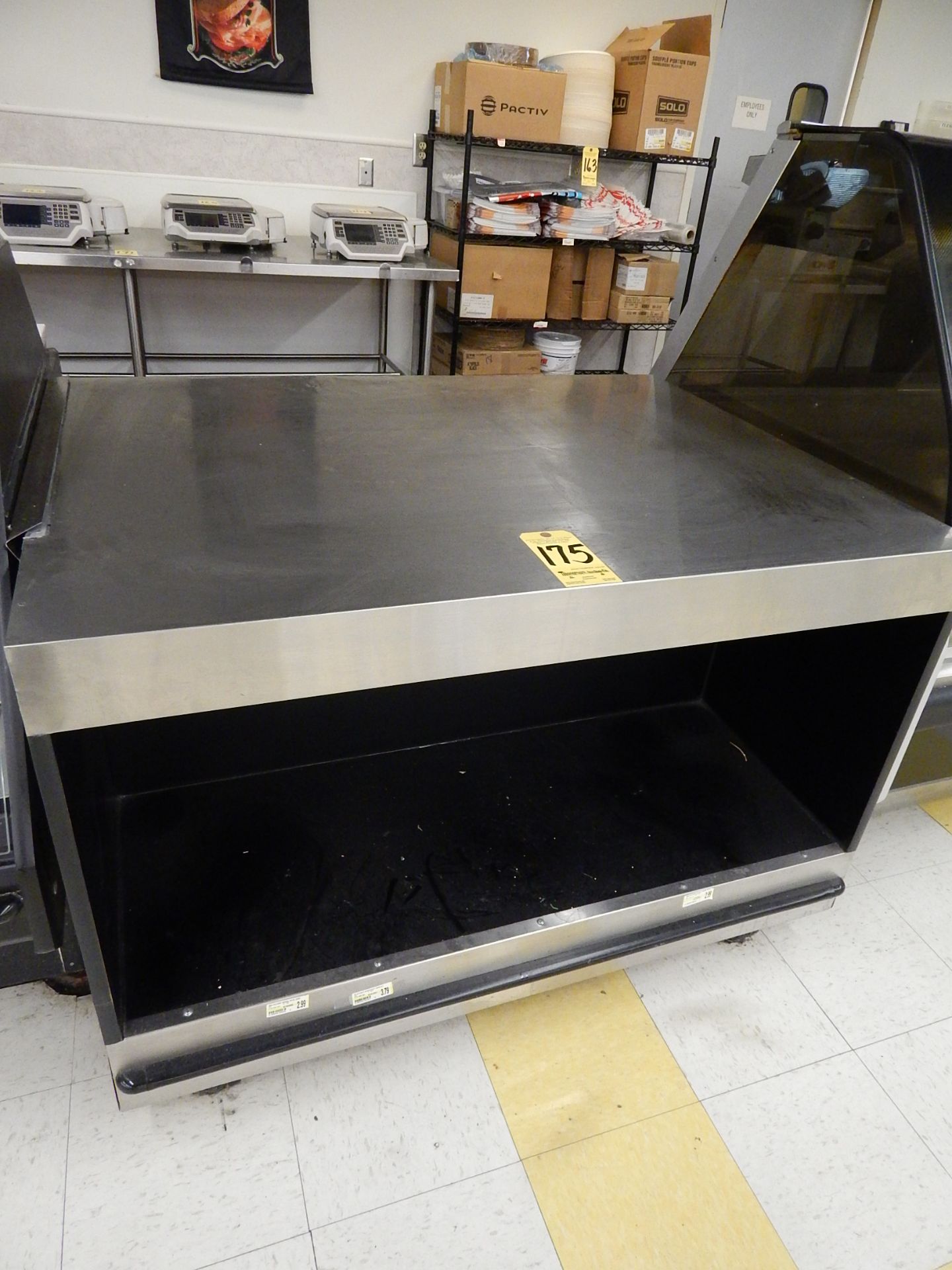 Stainless Steel Cabinet on Casters, 36" x 48"