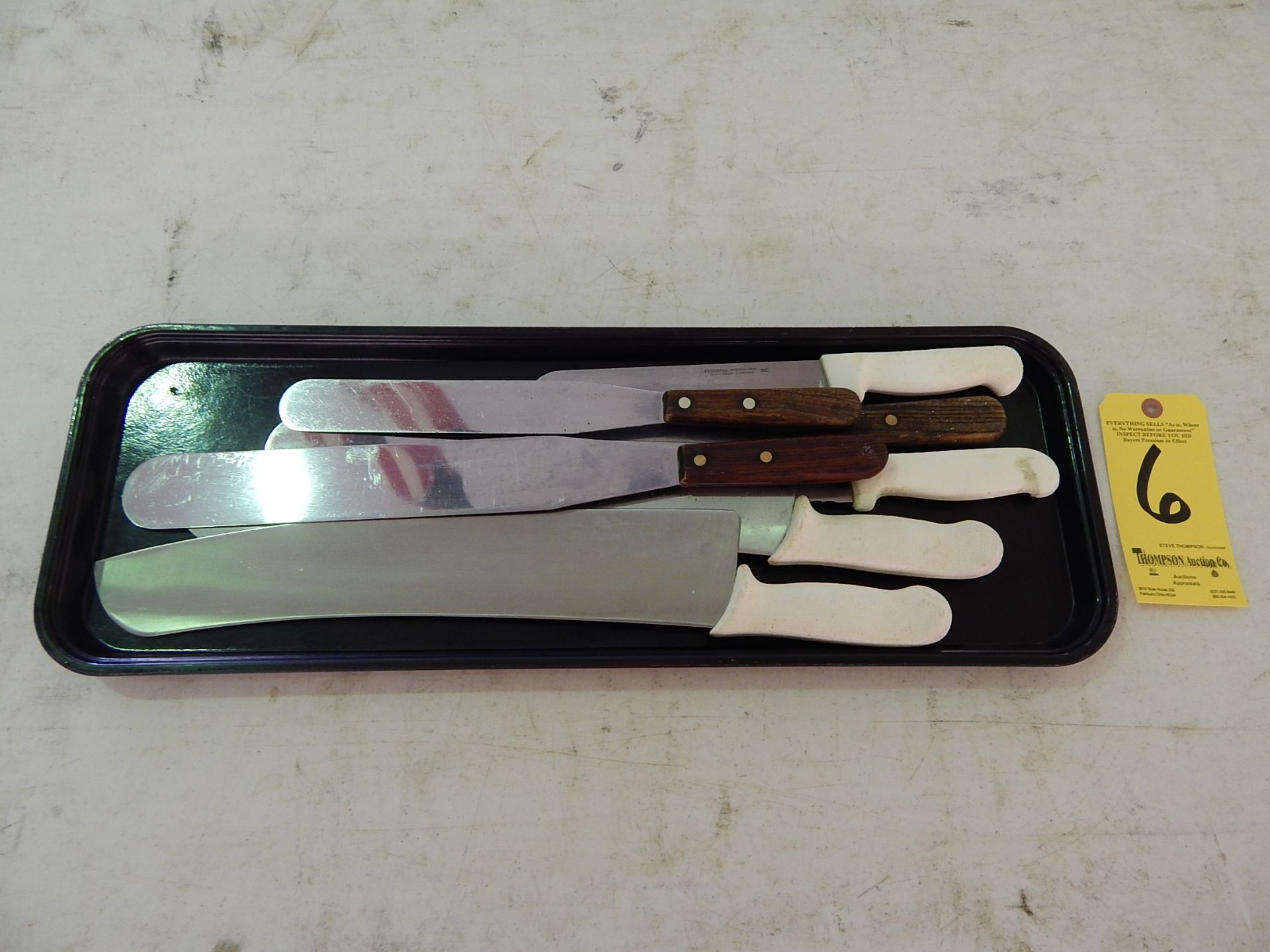 Tray w/ Knives