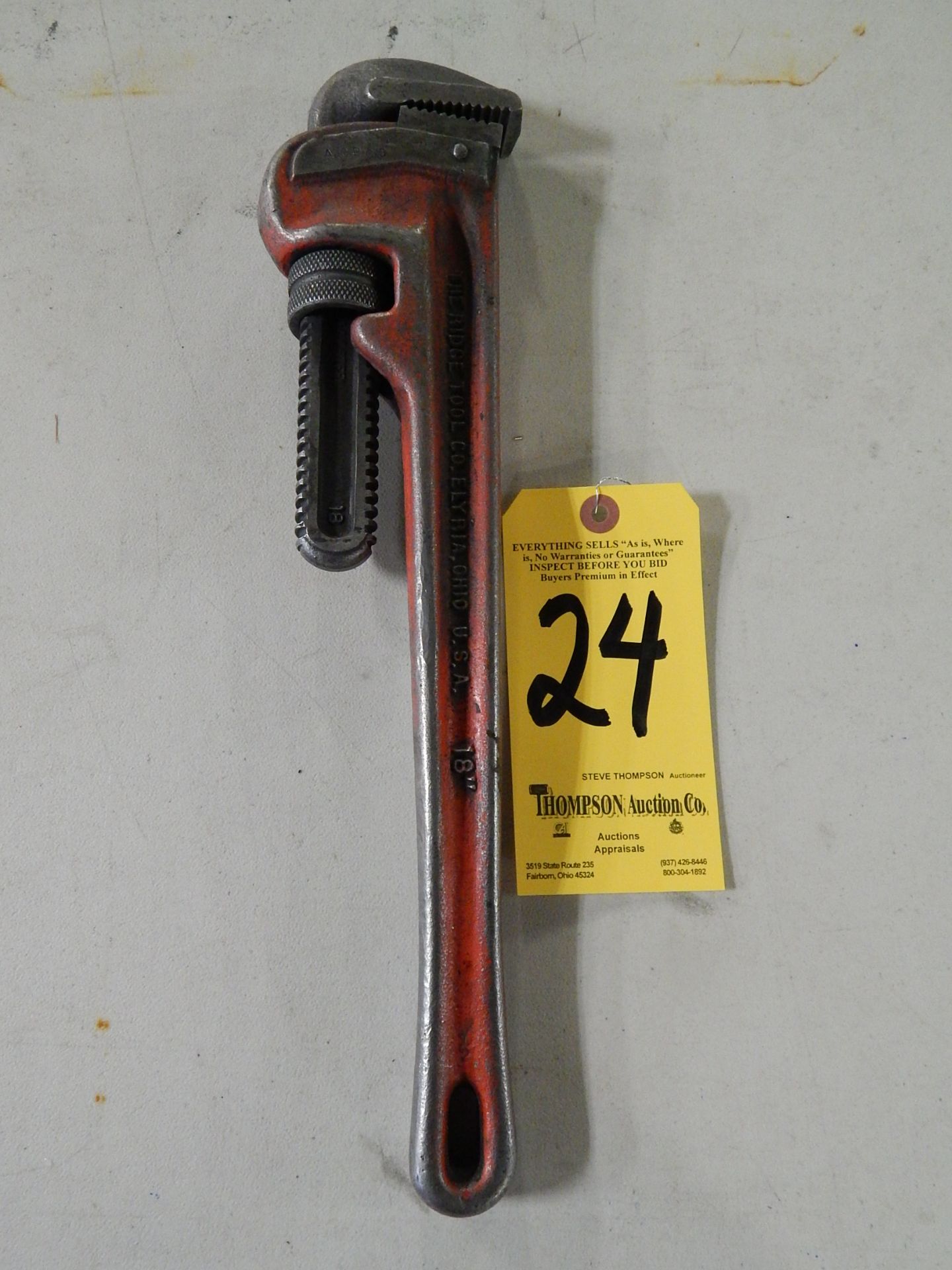 Ridgid 18 Inch Hex Pipe Wrench