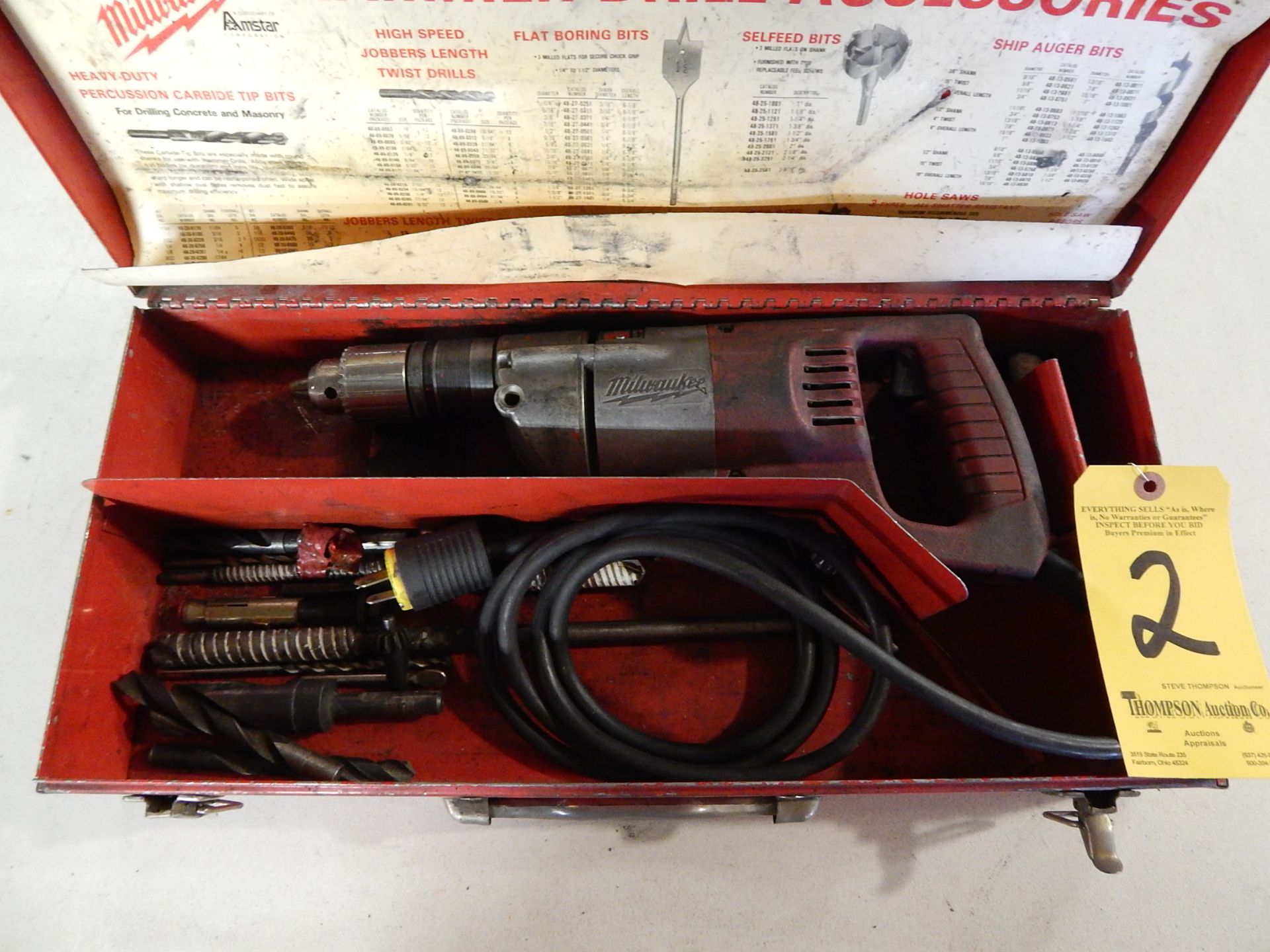 Milwaukee 1/2 Inch Hammer Drill with Case