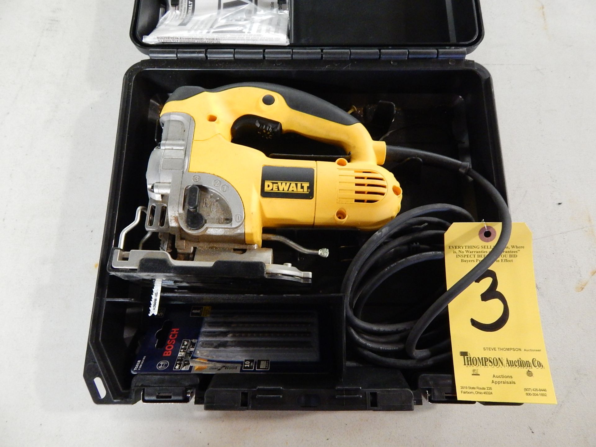 Dewalt DW331 Jig Saw with Case