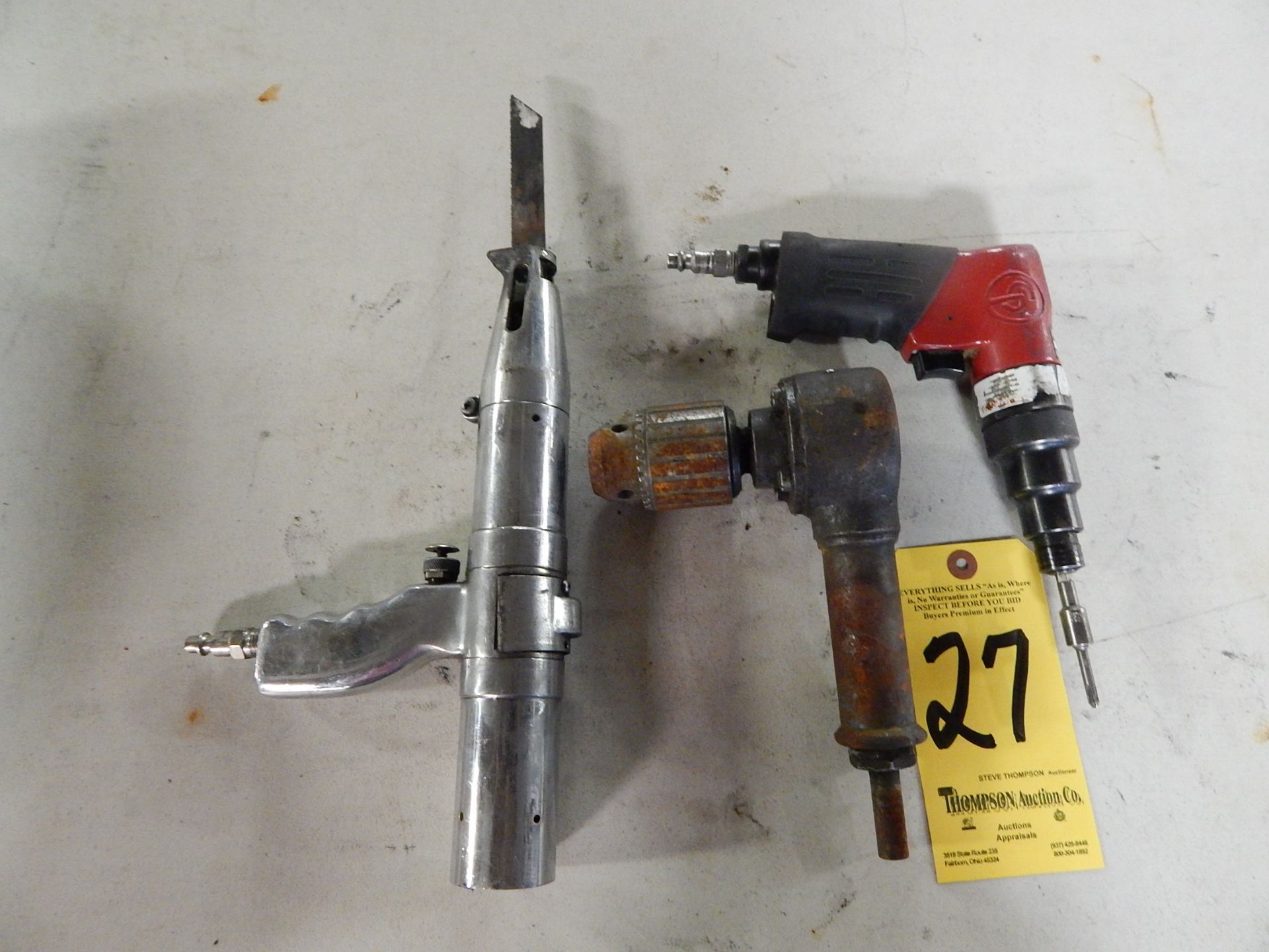 Pneumatic Screw Driver, Reciprocating Saw, and Drill