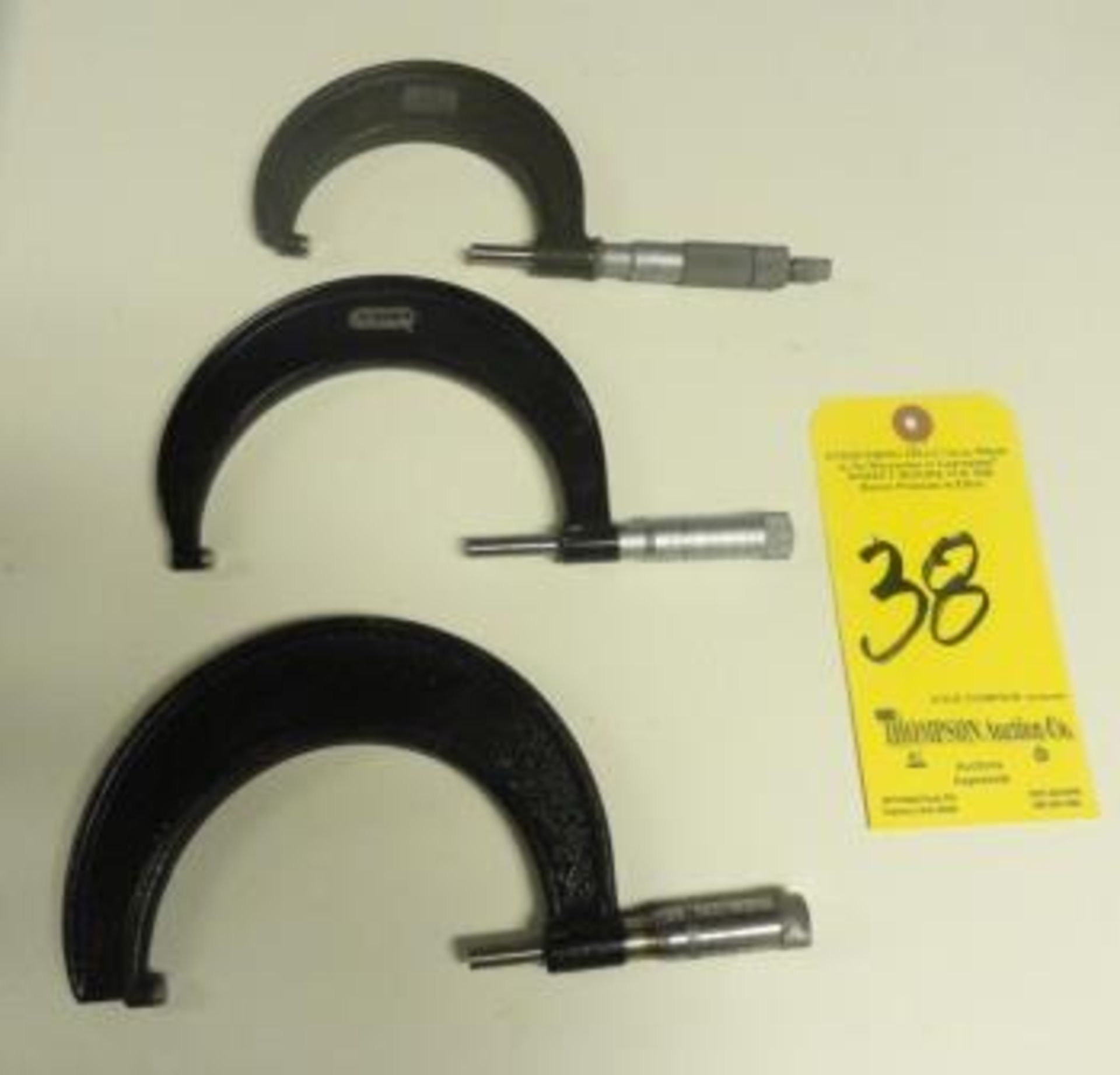 (3) Micrometers, Starrett and Lufkin