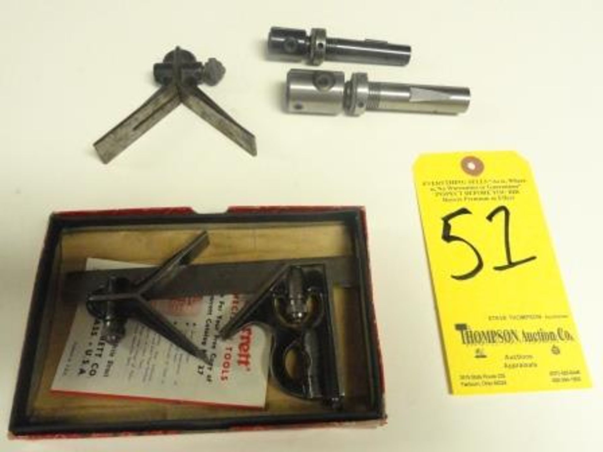 Starrett Combination Square and Miscellaneous Gaging Items