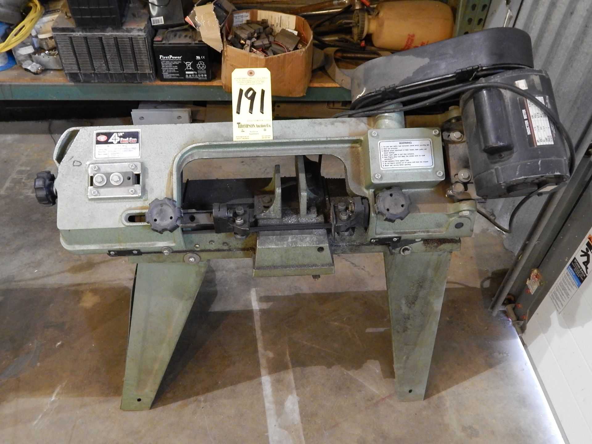 RF Model RF-115 Horizontal Bandsaw SN 554812, 110V, 1 phs.