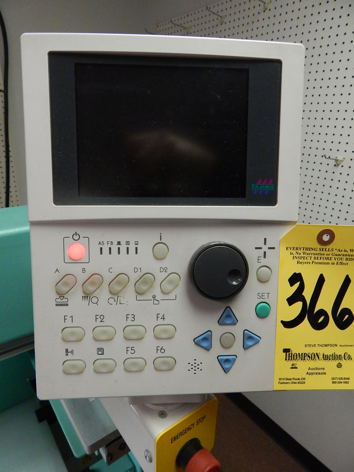 TAJIMA Electronic Multi Head Automatic Embroidery Machine, Model TFMX-IIC1508, (8) Sewing Heads with - Image 2 of 11