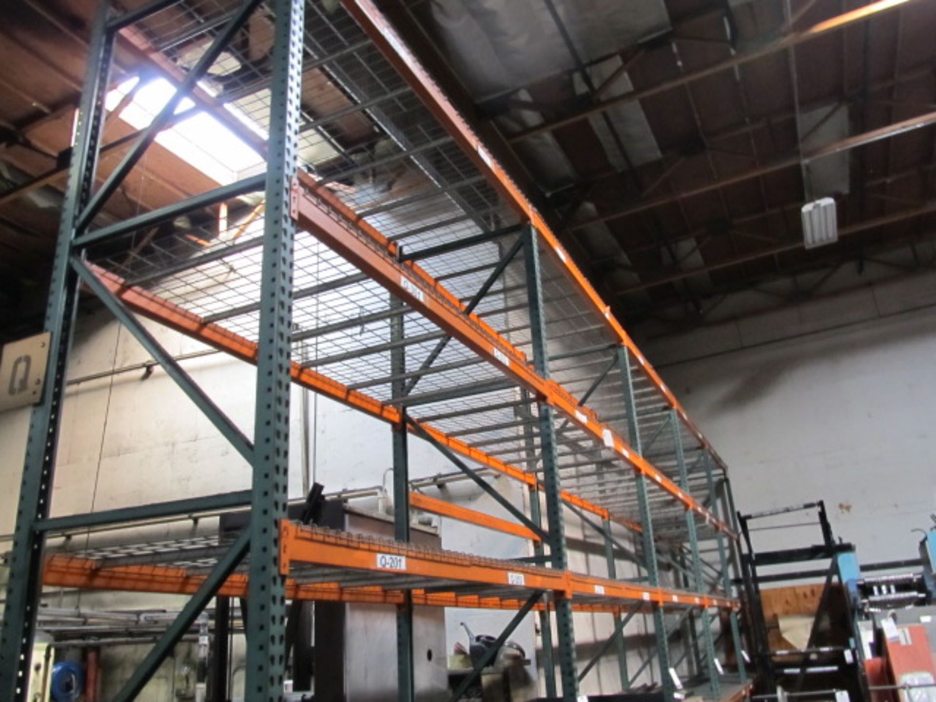 Pallet Racking, (17) Sections Consisting Of (23) Up Rights Measuring 16ft. H x 3ft.6in. W, (134)