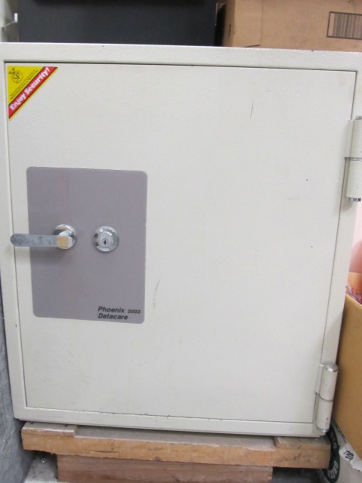 Phoenix 2003 Datacare Safe (No Key). Asset Location: Front Offices, Site Location: Mira Loma, CA