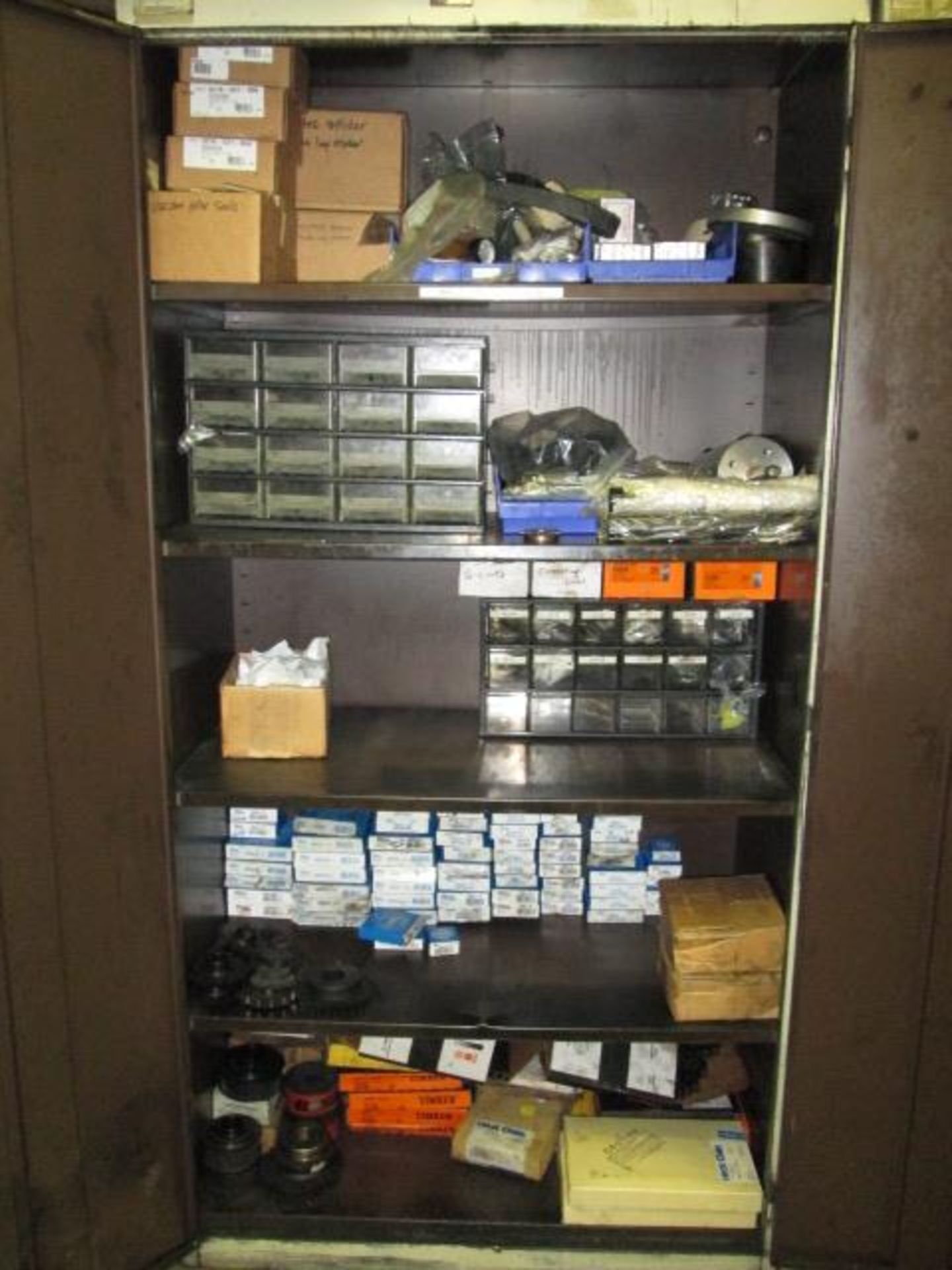 Lot Contents Of (1) Metal Storage Cabinet Consisting Of Assorted Megatec Splicer And Acumeter