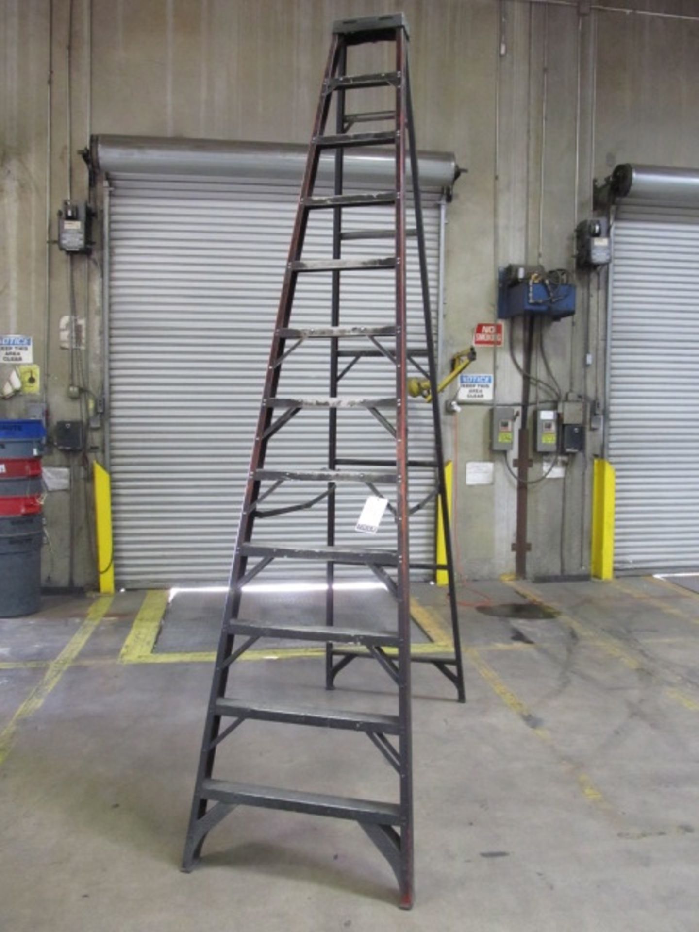 Werner 12Ft. Aluminum And Fiberglass A-Frame Ladder. Asset Location: West Warehouse, Site