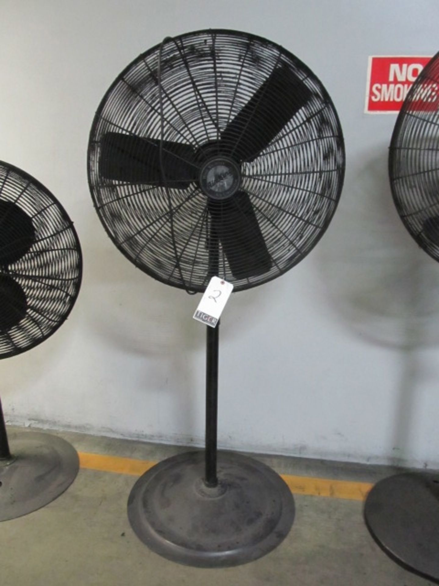 Air King High Velocity 36in. Diameter Shop Fan With Stand. Asset Location: Center Warehouse, Site