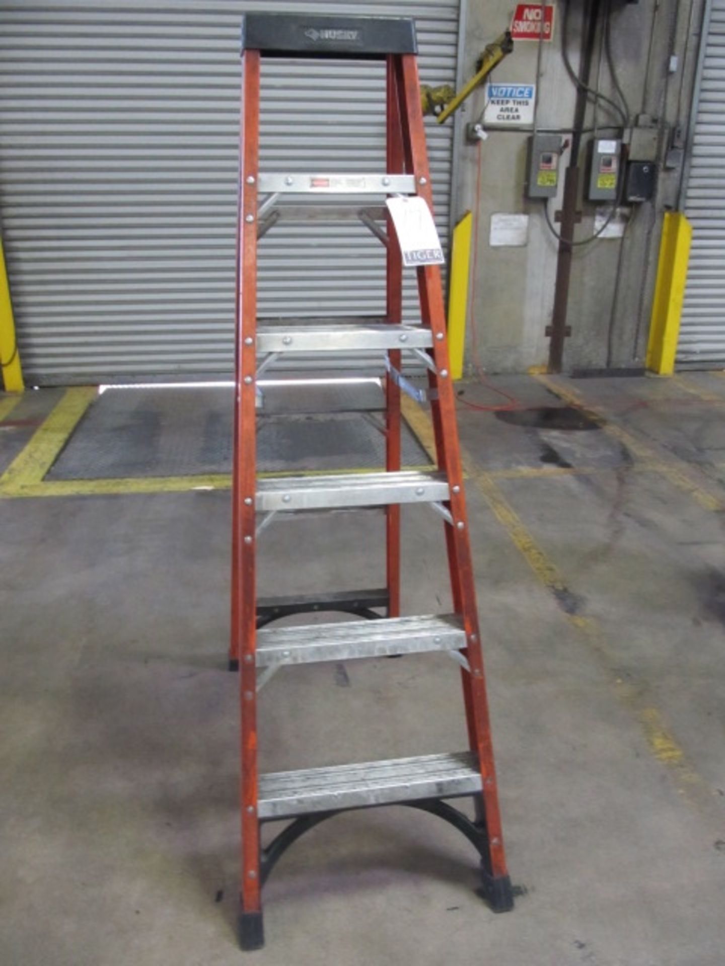 Husky 6Ft. Aluminum And Fiberglass A-Frame Ladder. Asset Location: West Warehouse, Site Location: