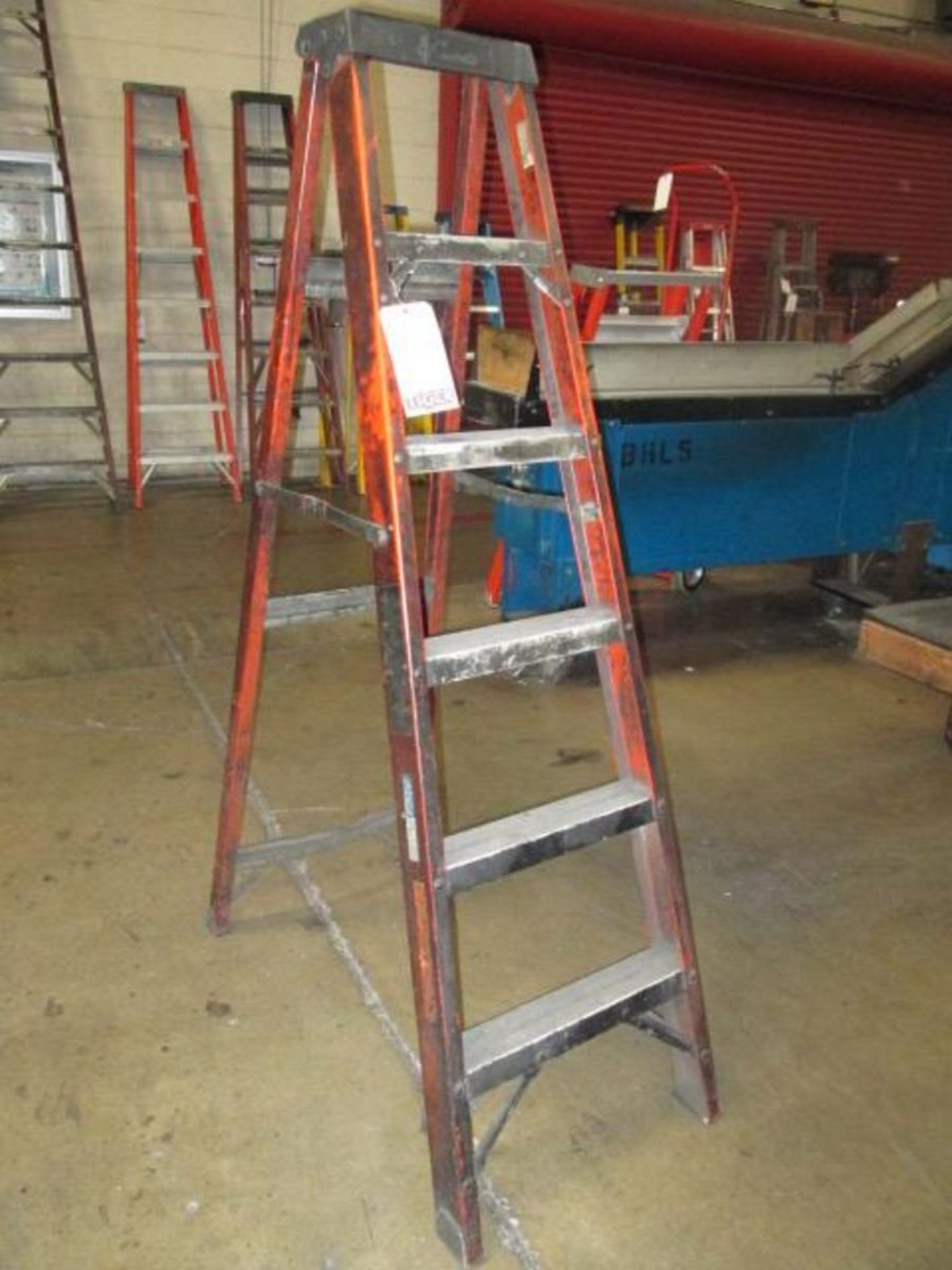 Werner 6Ft. Aluminum And Fiberglass A-Frame Ladder. Asset Location: Front Warehouse, Site