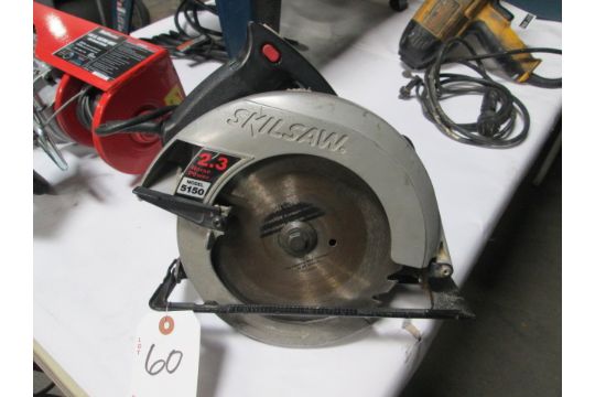 SkillSaw 7.25in 2.3 HP Circular Saw, M/N 5150, Lot Location: Warehouse, Site Location: Corona, CA