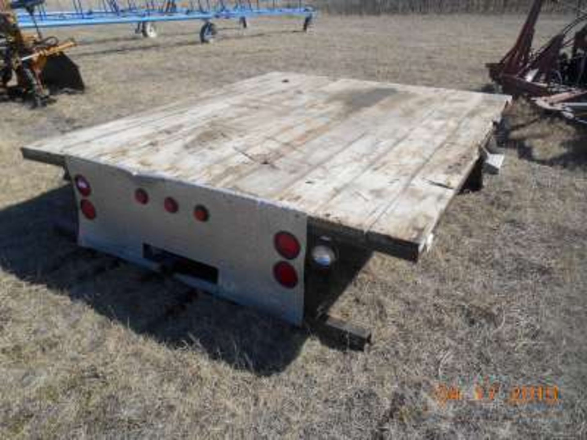 Truck box 8x10 flat deck with tool boxes - Image 2 of 2