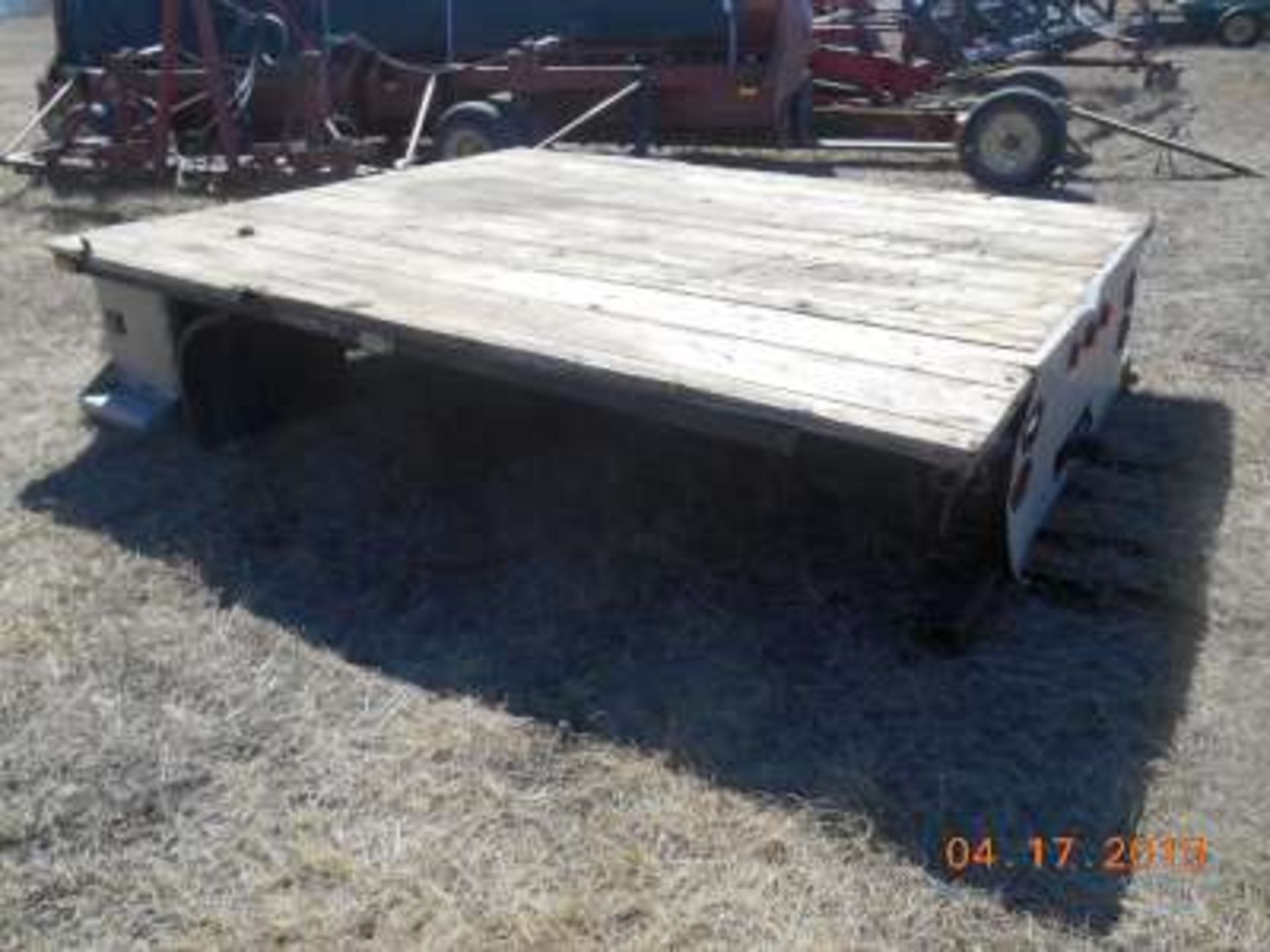 Truck box 8x10 flat deck with tool boxes