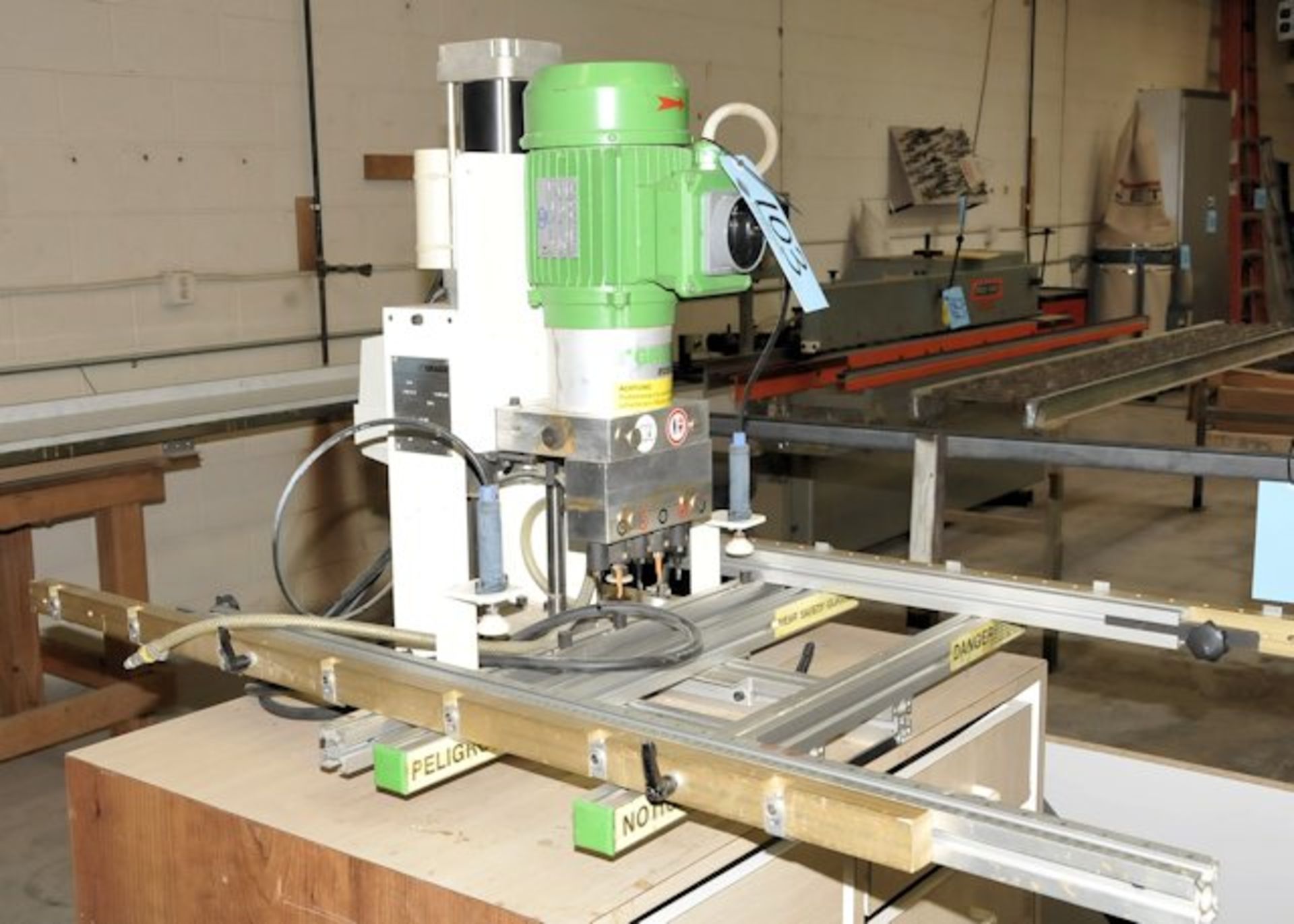 G Grass Type ECO PRESS-P; hinge boring & insertion machine; S/n 95091205; Cabinet Based; with Tools - Image 3 of 10