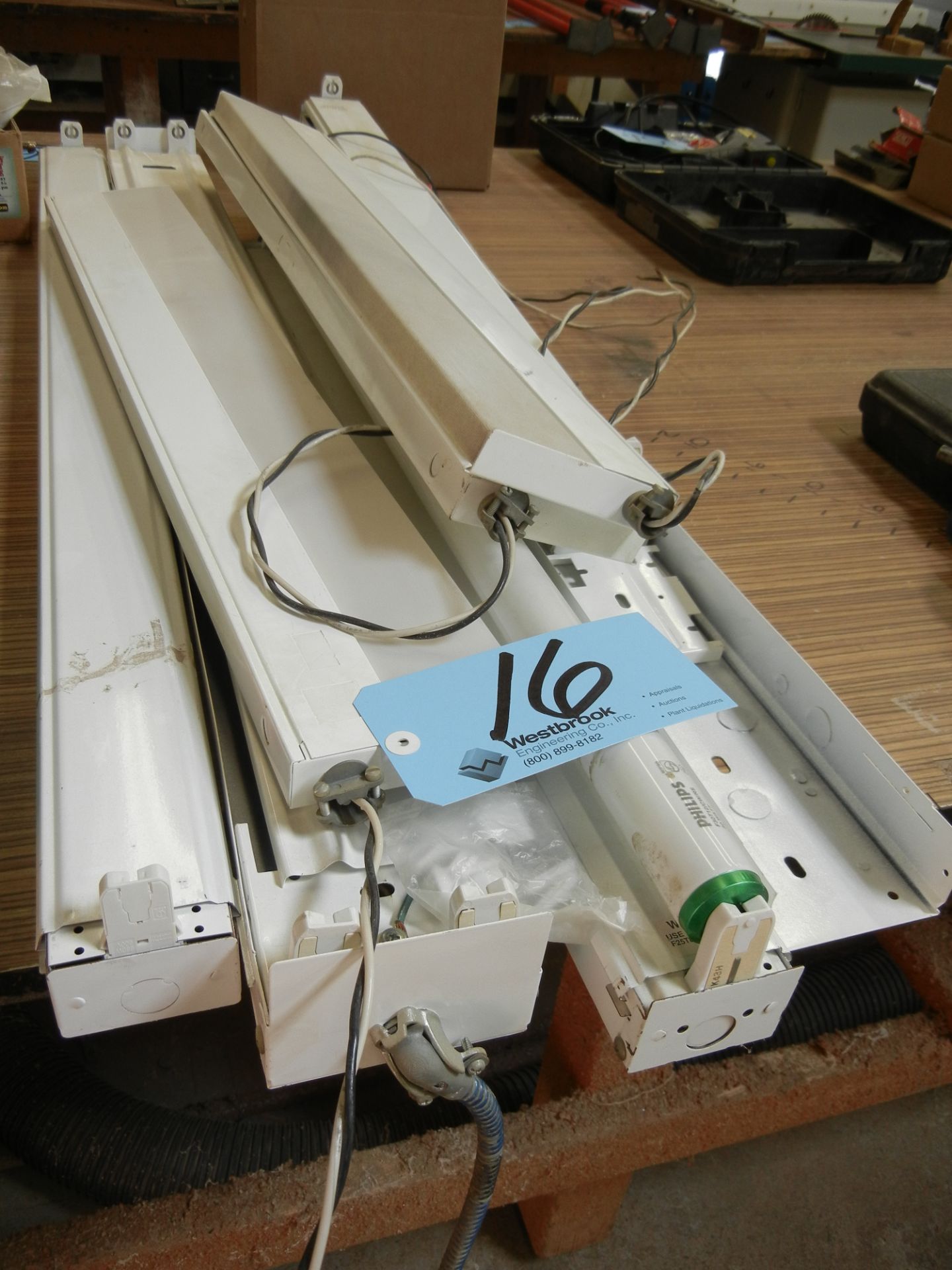 Lot-Assorted Fluorescent Light Fixtures - Image 2 of 2