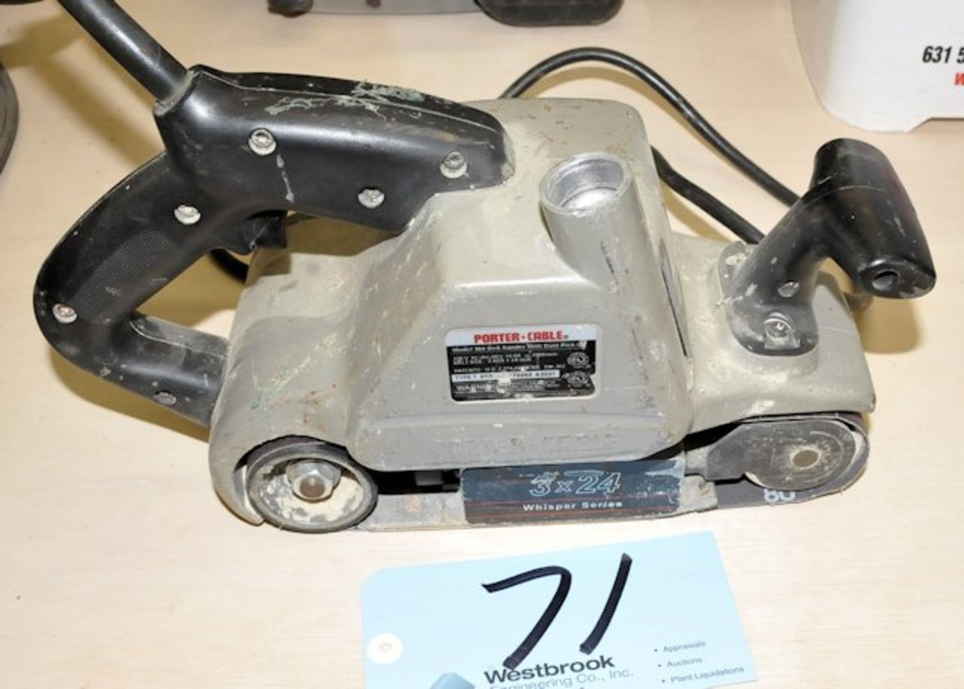 Porter Cable Model 360; 3" x 24" Belt Sander