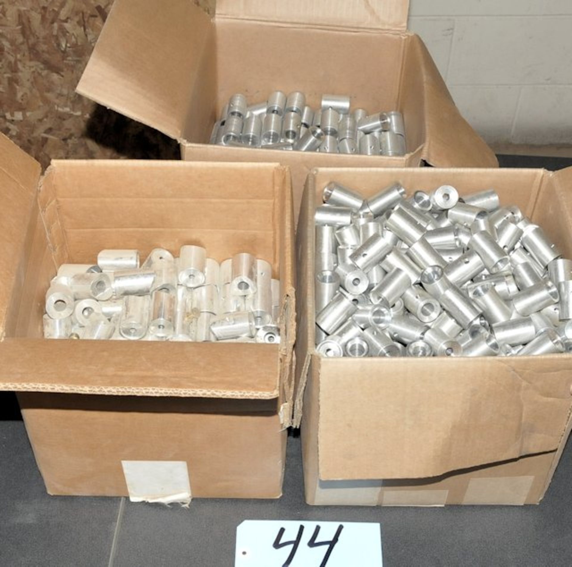 Lot-Aluminum Parts in (3) Boxes