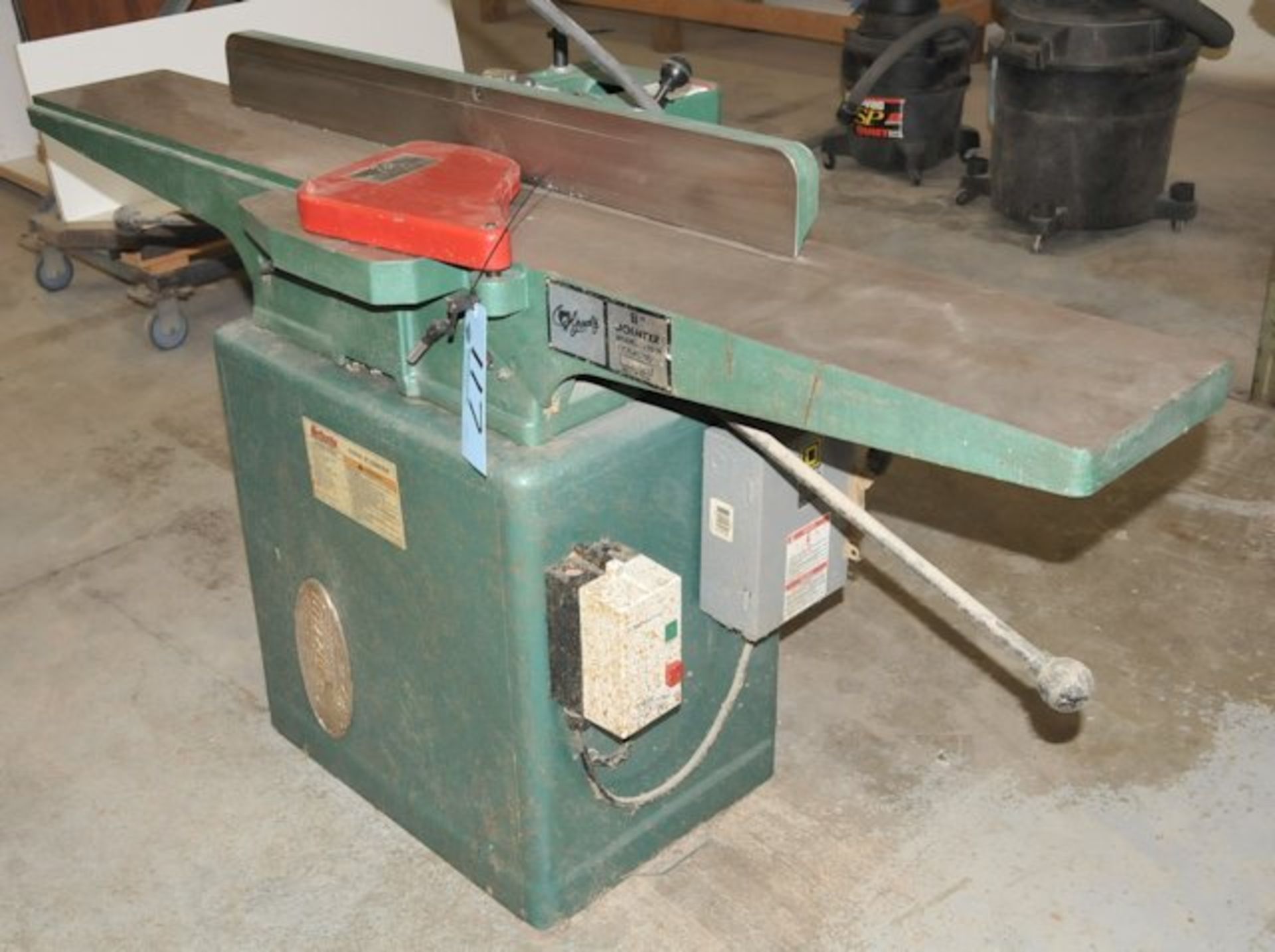 Grizzly Model G1018; 8" Jointer; S/n 588535; 1-PH - Image 2 of 4