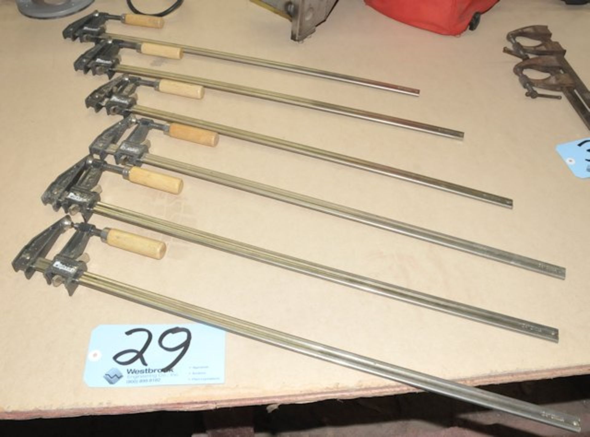 Lot-(6) 24" Bar Clamps