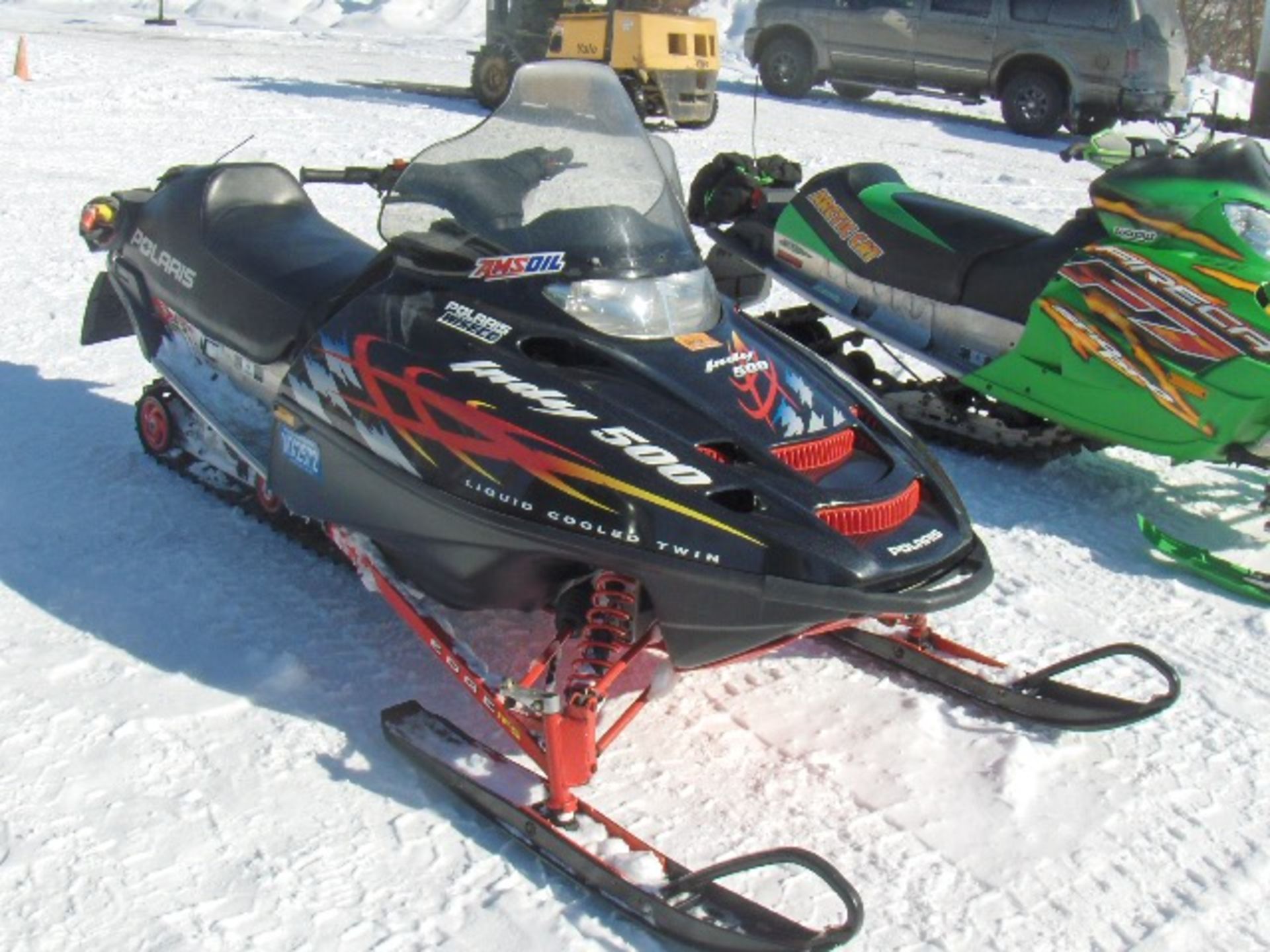 2002 POLARIS 500 INDY  4XANB4BS82B229420 snowmobile, owner started at time of auction check in, tank - Image 2 of 4