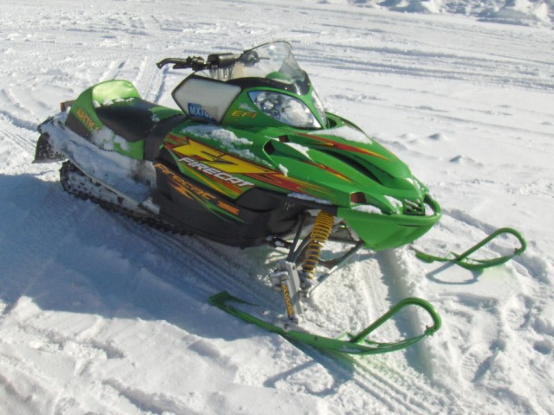 2004 ARCTIC CAT 700 F7  4UM04SNW54T138966 snowmobile, owner started at time of auction check in, - Image 2 of 4
