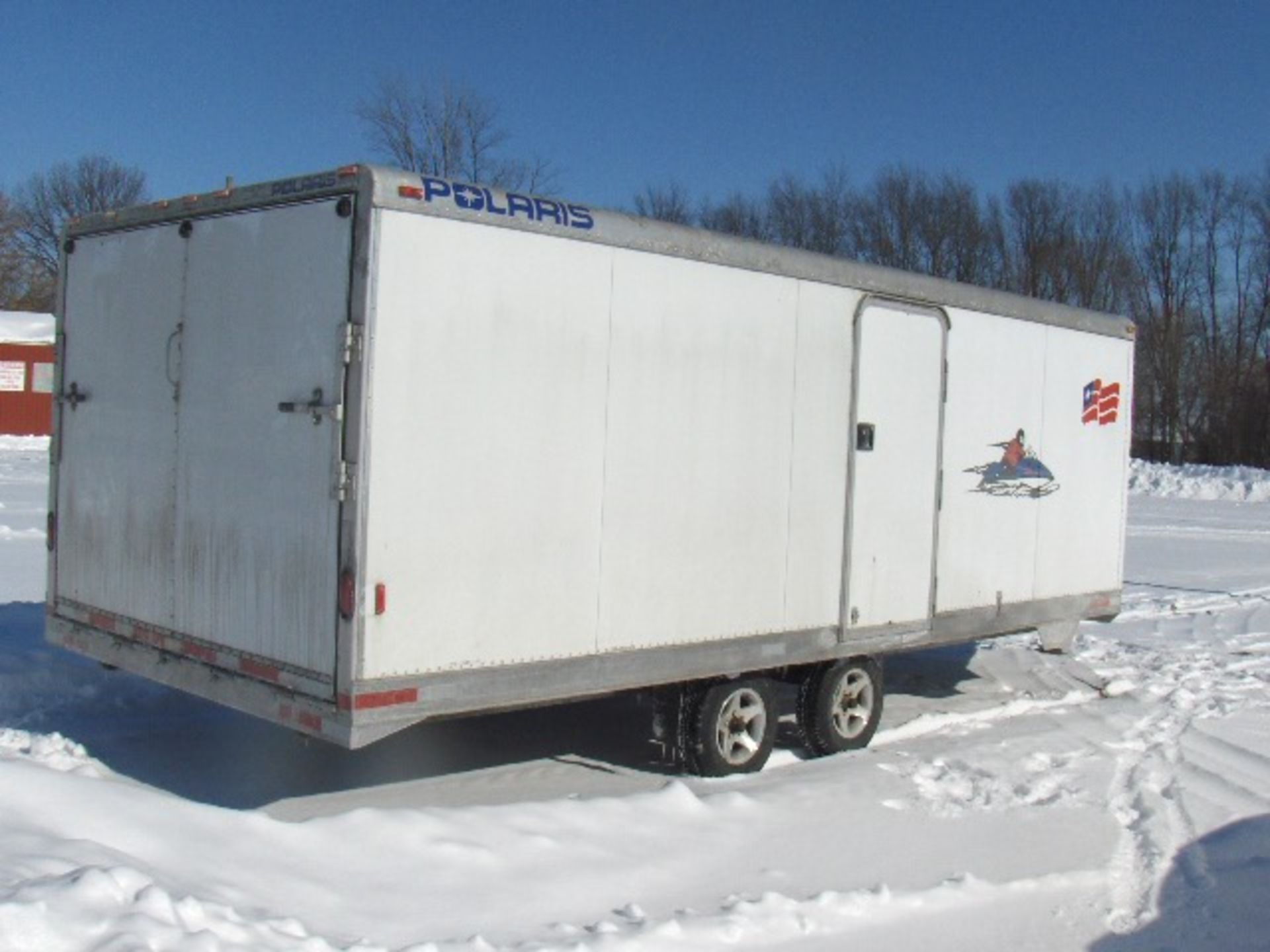 1998 FTHR 2 AXLE 20' ENCLOSED  4FGL02028WD302559 trailer, sold with a signed registration - Image 4 of 4