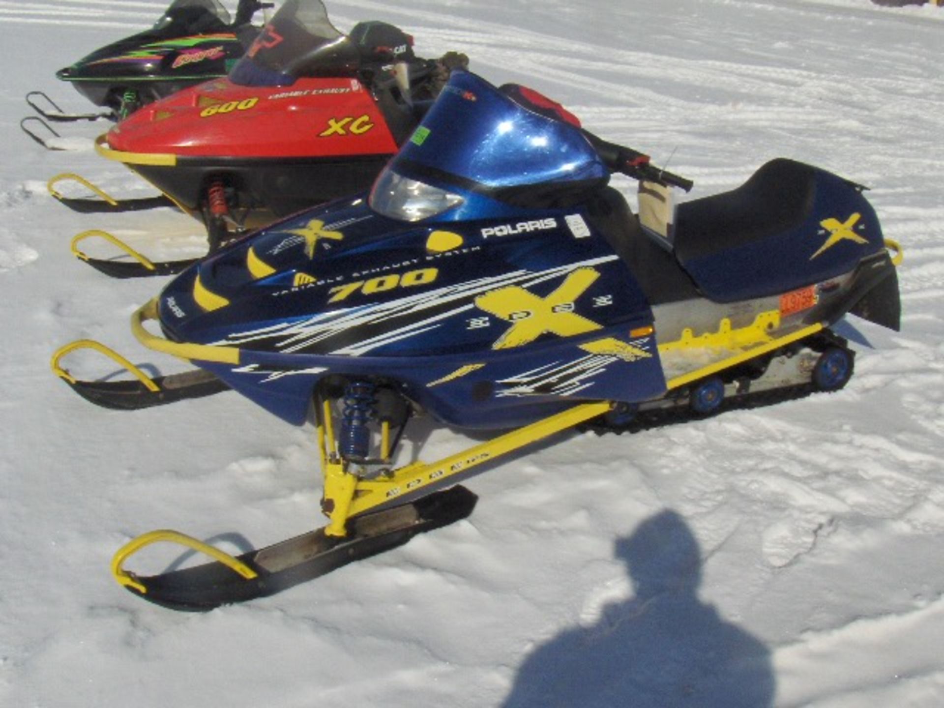 2002 POLARIS 700 EDGE  4XANP7CS926246745 snowmobile, owner started at time of auction check in, sold
