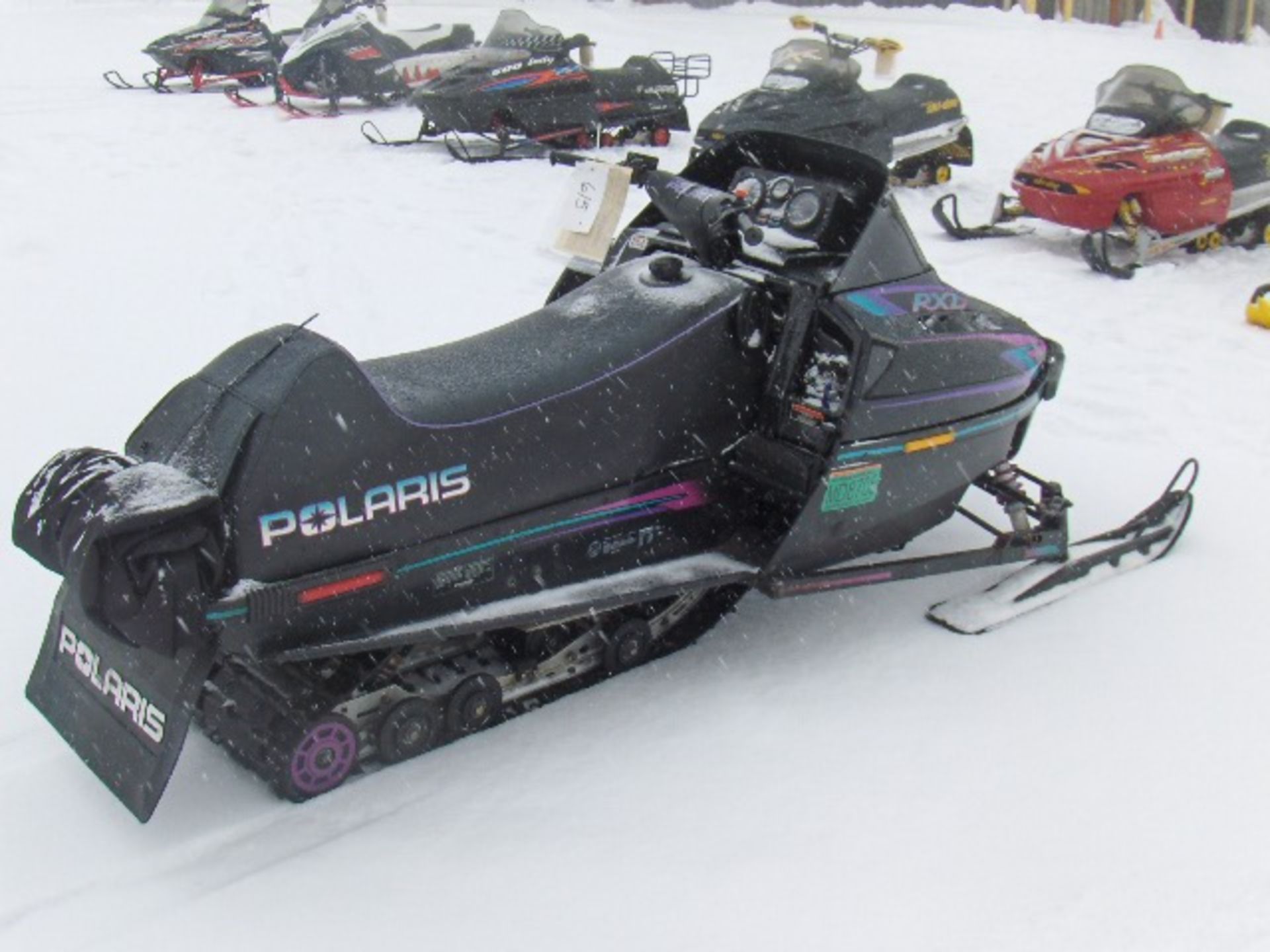 1996 POLARIS 650 RXL  2609775 snowmobile, owner started at time of auction check in, owners - Image 3 of 4