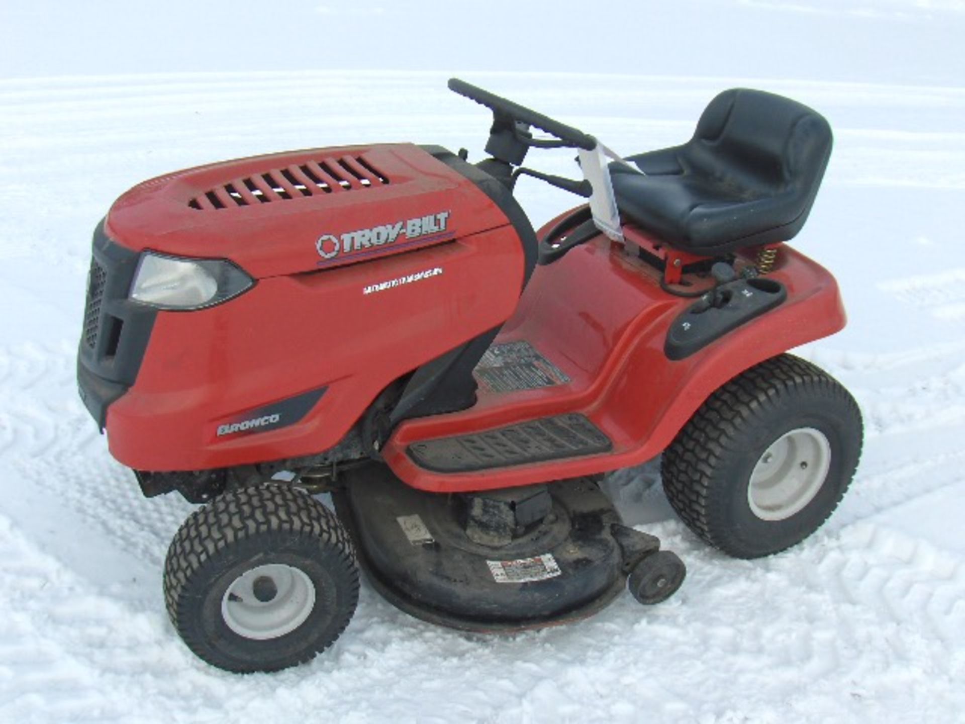 TROYBILT 18HP BRONCO   lawn mower, sold with a bill of sale only